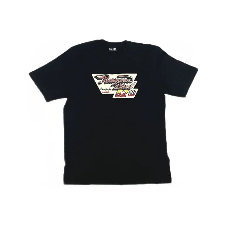 Diesel Diesel Casual Print Round Neck T-Shirt 0079 Size US M / EU 48-50 / 2 - 1 Thumbnail