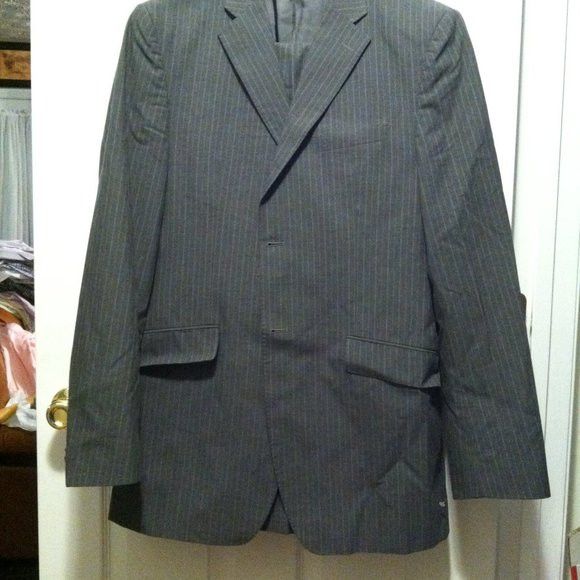 Banana Republic BANANA REPUBLIC MEN'S 100%COTTON 2PC SUIT SIZE:44L Size 44L - 3 Thumbnail