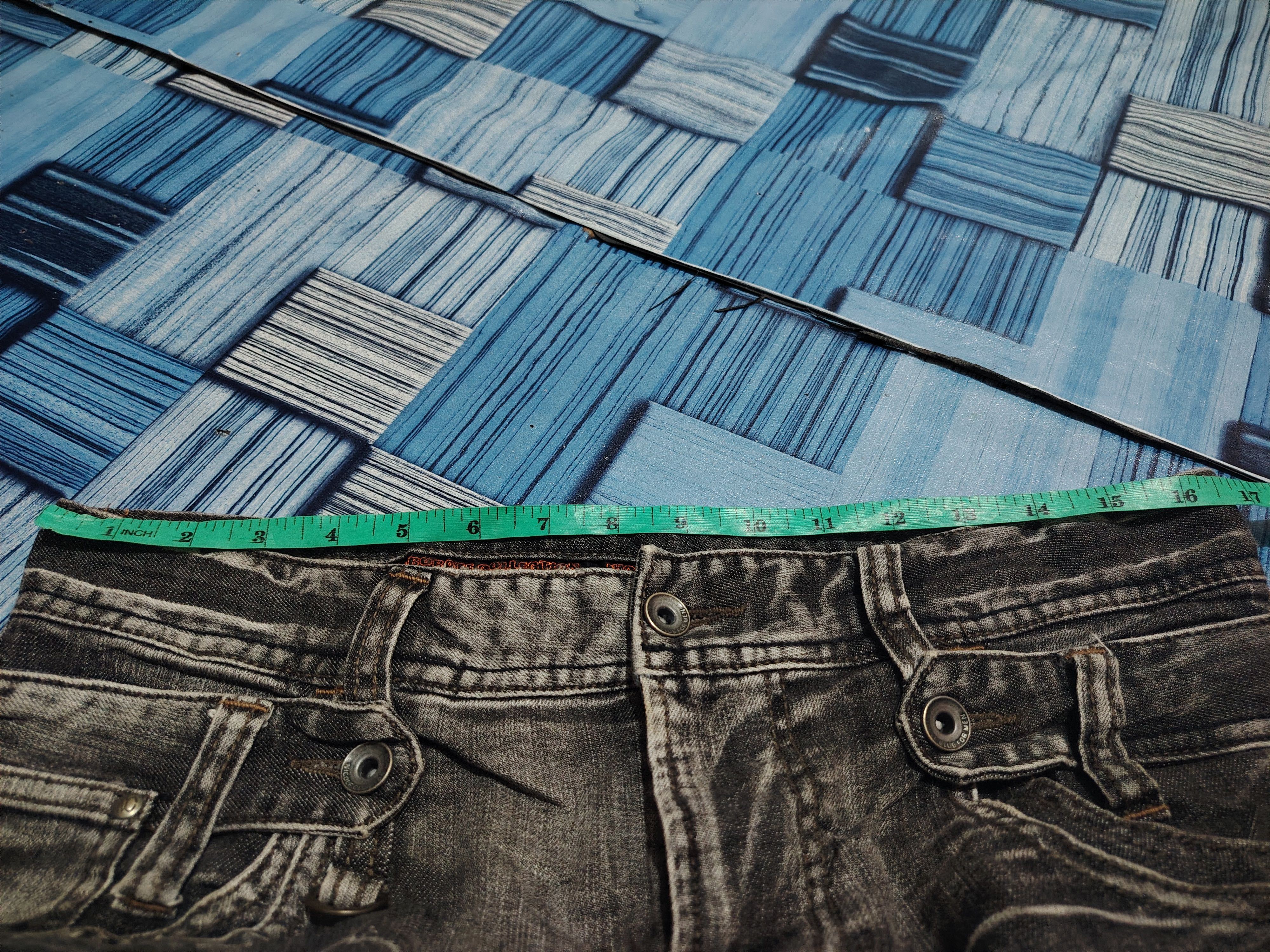 If Six Was Nine Nicole Club Double Waist NCFM Distressed jeans Flared Jeans Size US 33 - 24 Thumbnail