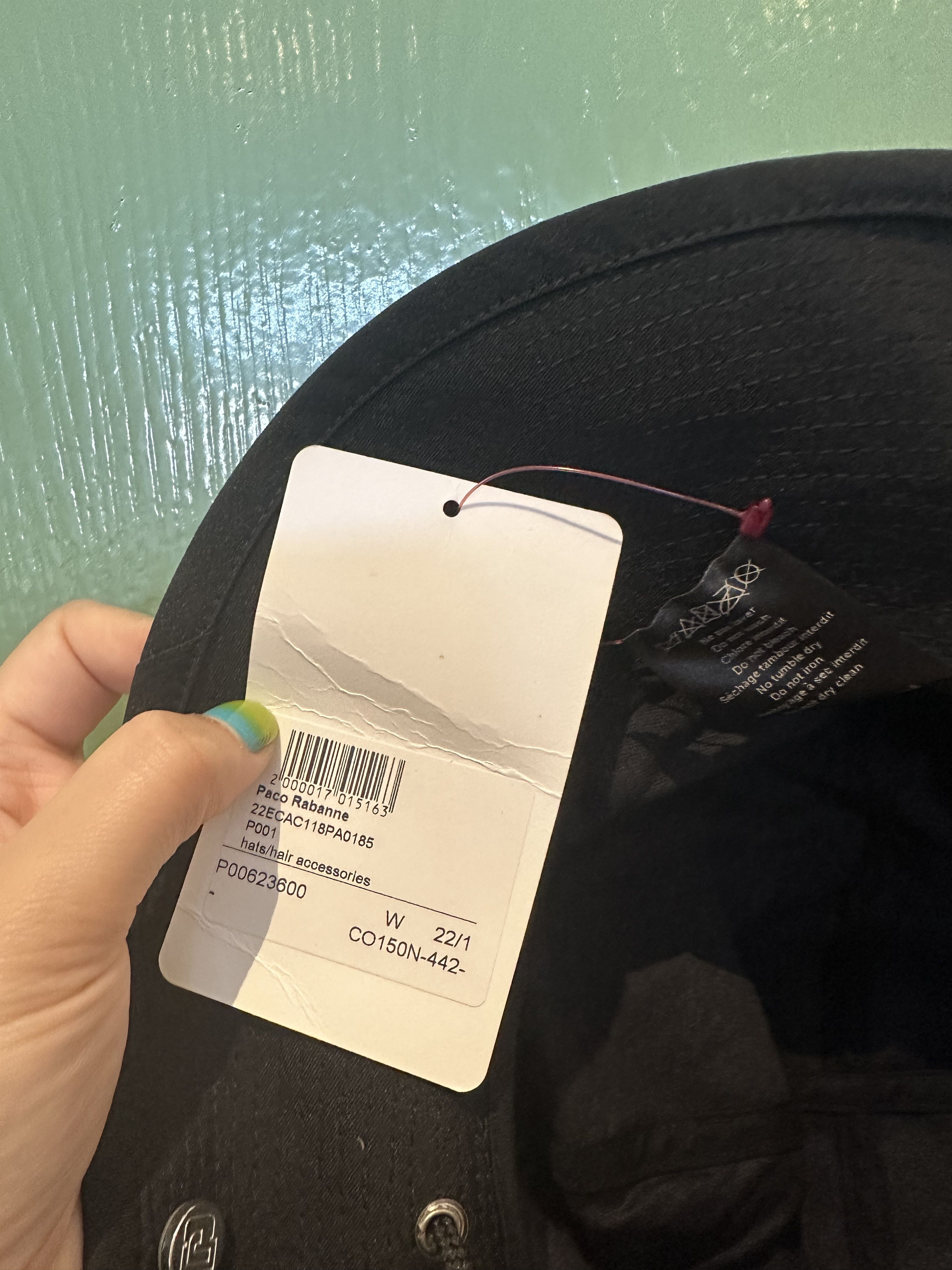Paco Rabanne Paco Rabanne x Tsunehisa Kimura embroidered hat Size ONE SIZE - 5 Thumbnail