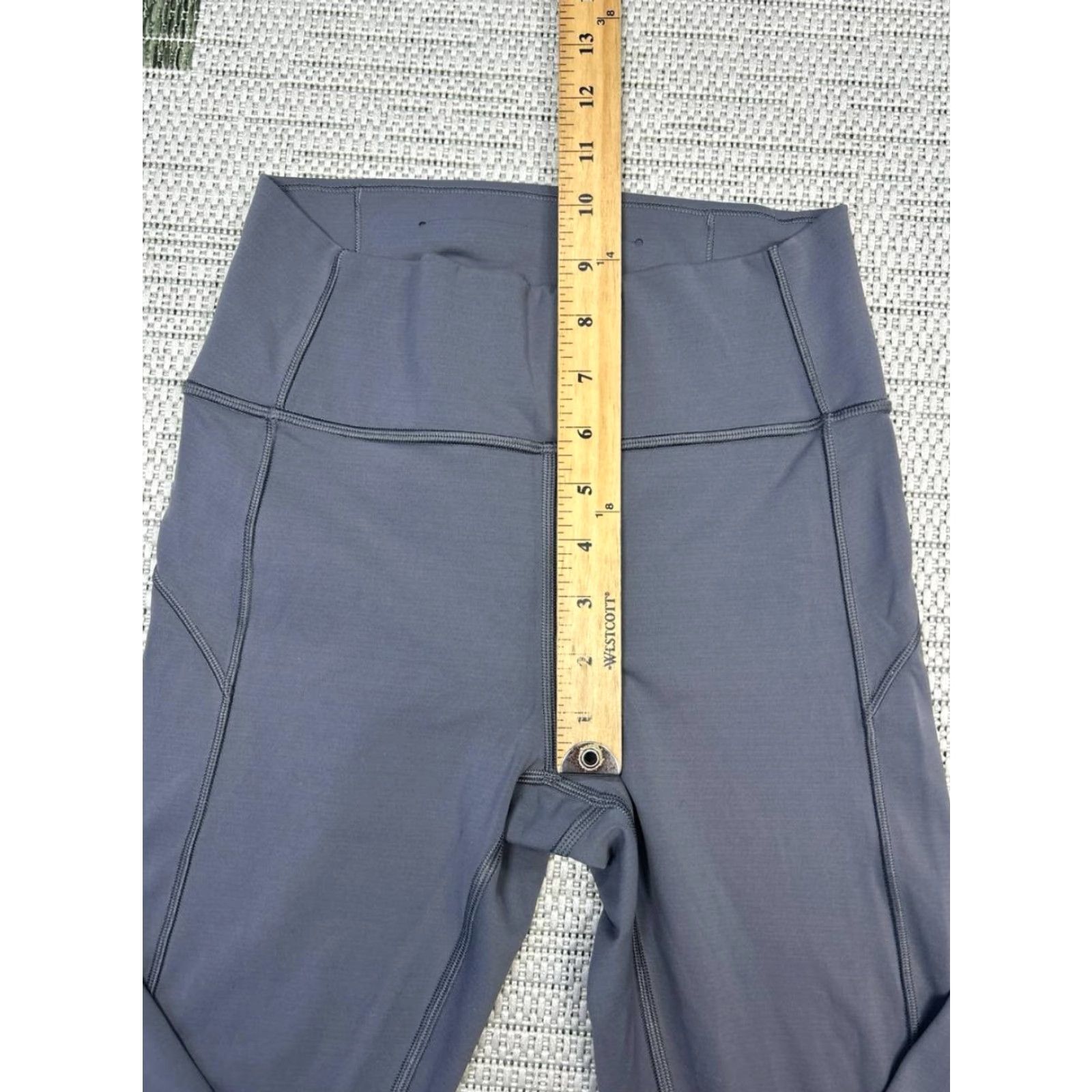 Lululemon Lululemon Leggings Womens 6 Movement 7/8 Gray Yoga Cropped Skinny Regular Inseam 6 in Activewear Women's Pants Size 28" / US 6 / IT 42 - 4 Thumbnail