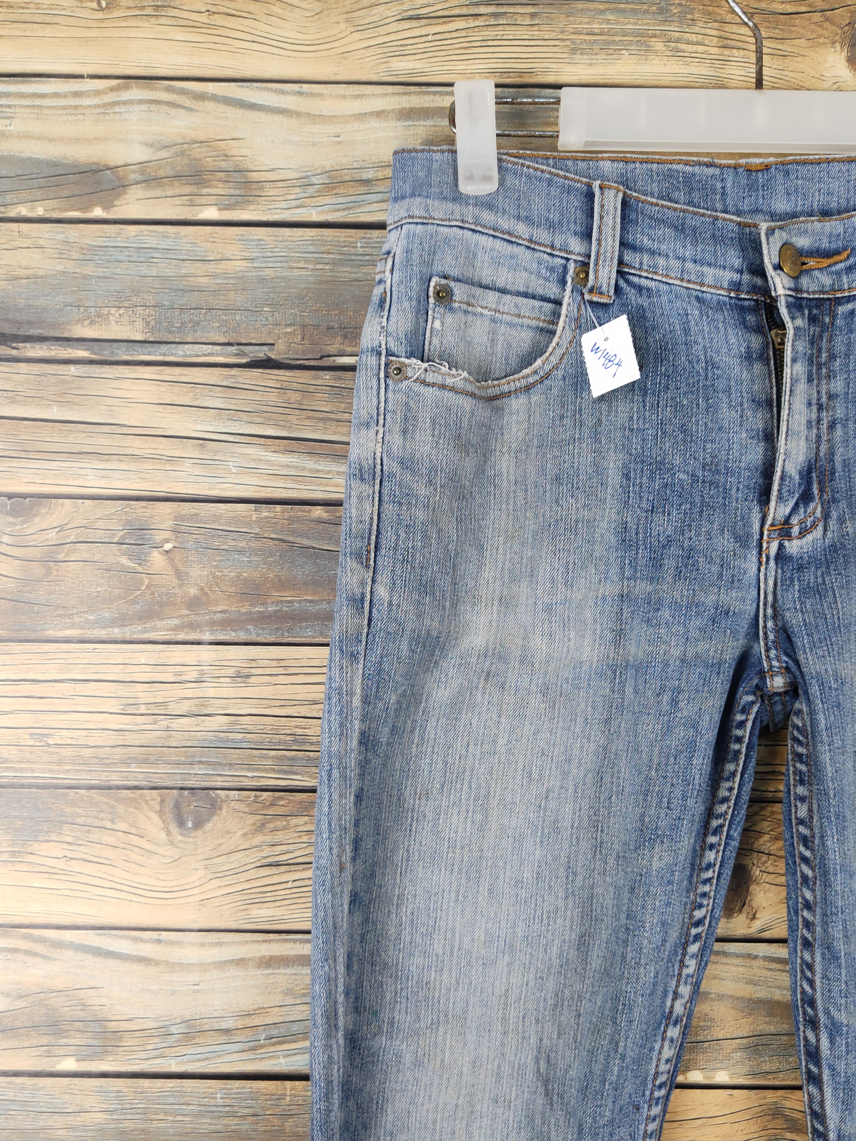 Cheap Monday Cheap Monday Blue Distressed Ripped denim Jeans #W1484 Size US 30 / EU 46 - 3 Thumbnail