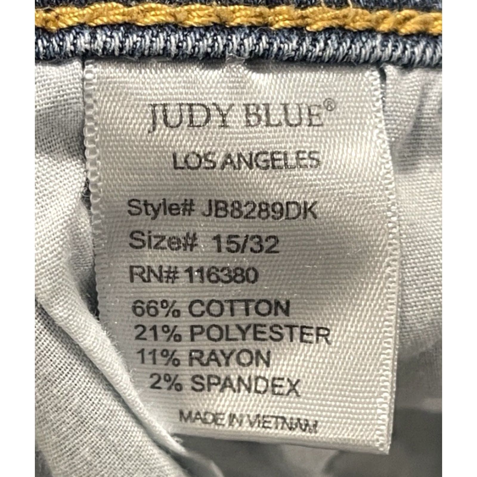Vintage Judy Blue Relaxed Fit Jeans Distressed Blue Womens 15/32 Size 24" / US 00 / IT 34 - 5 Thumbnail