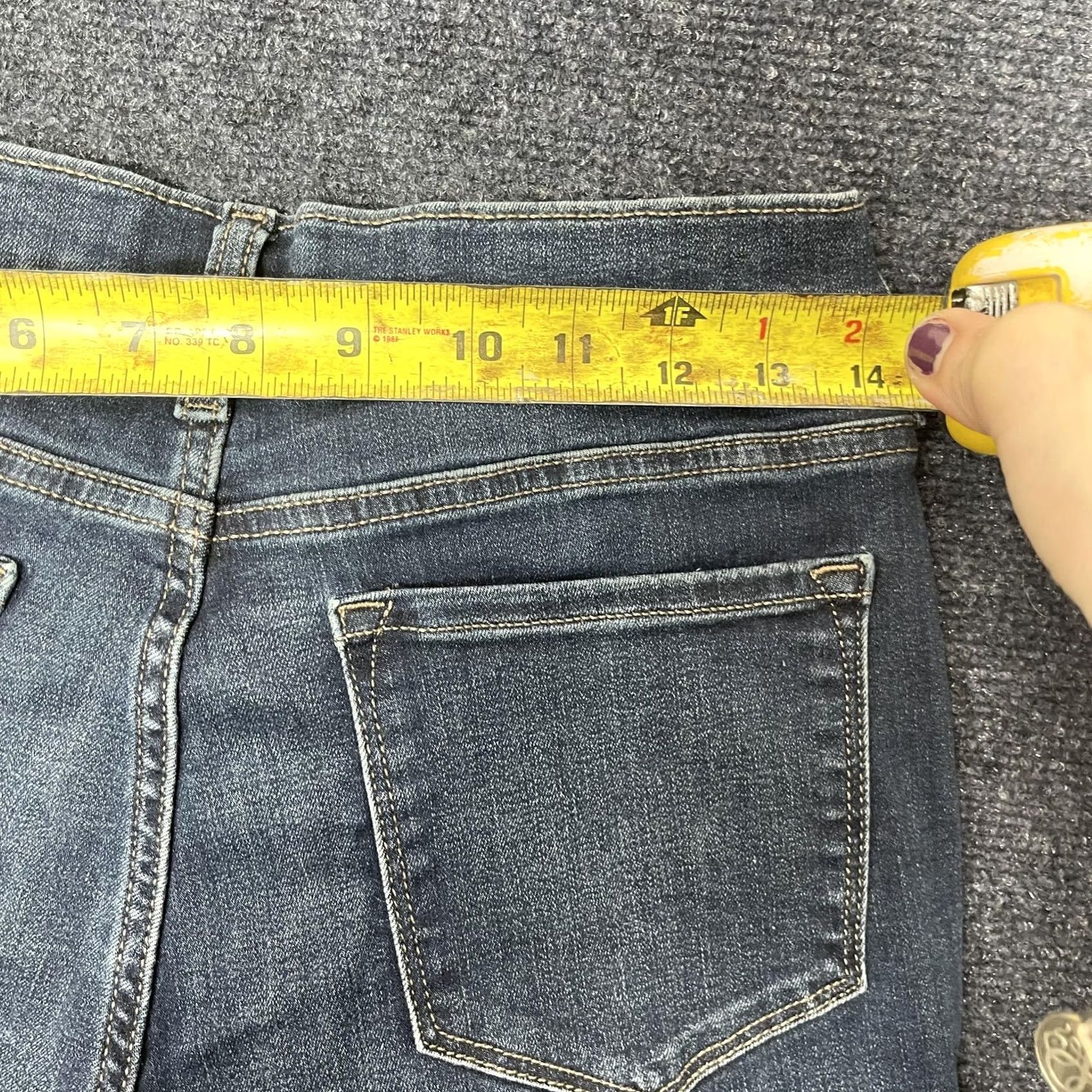 Banana Republic Banana Republic Sculpt Skinny Jeans Womens 29/8 Petite Blue Mid Rise Denim Jeans Size 29" - 7 Thumbnail