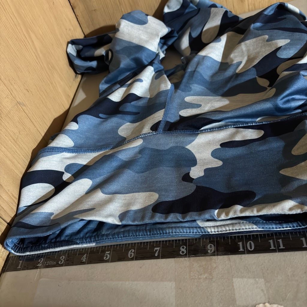 Reebok Reebok High Rise Workout Ready Camo Performance 7/8 Leggings Size 27" / US 4 / IT 40 - 3 Thumbnail