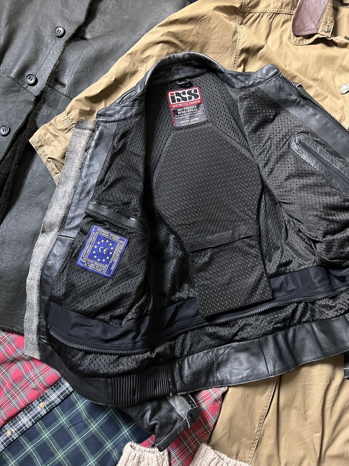 Other Vintage IXS Leather Biker Protection Moto Jacket Size US XL / EU 56 / 4 - 12 Thumbnail