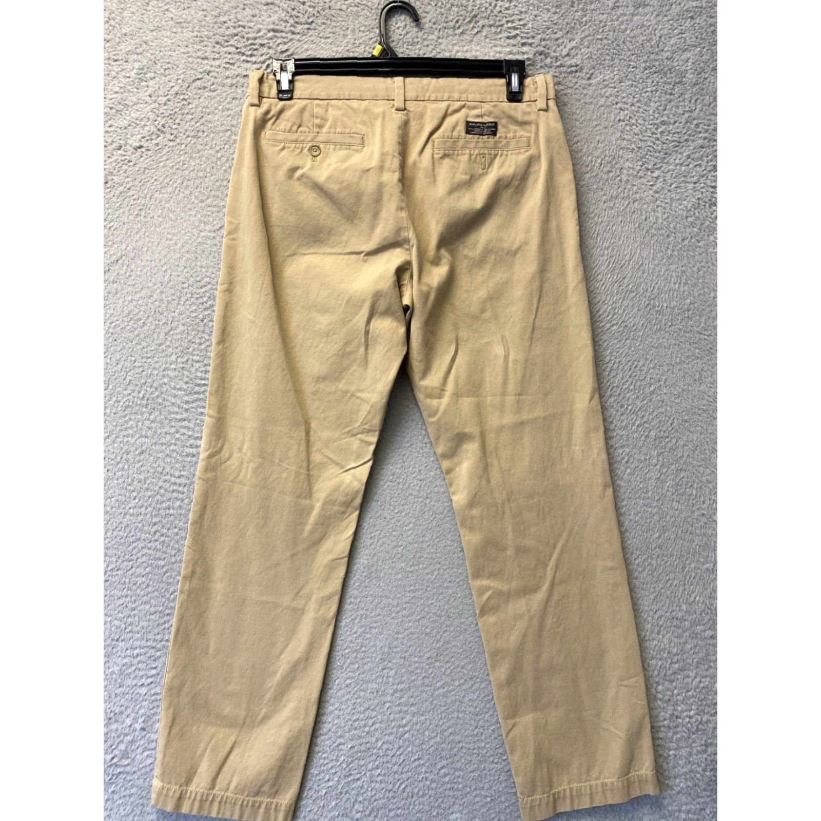Banana Republic Banana Republic Chino Pants Men 32x32 Khaki Flat Front Straight Leg Button Zip Regular 32in Khaki Mens Pants Chino 32 Regular Ban Republic? Size US 32 / EU 48 - 7 Thumbnail