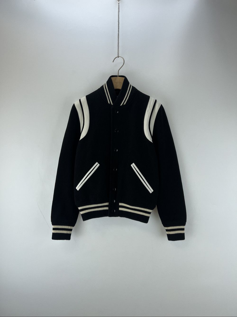 Saint Laurent Paris Saint Laurent Teddy Varsity Jacket F36 Size XS / US 0-2 / IT 36-38 - 1 Thumbnail