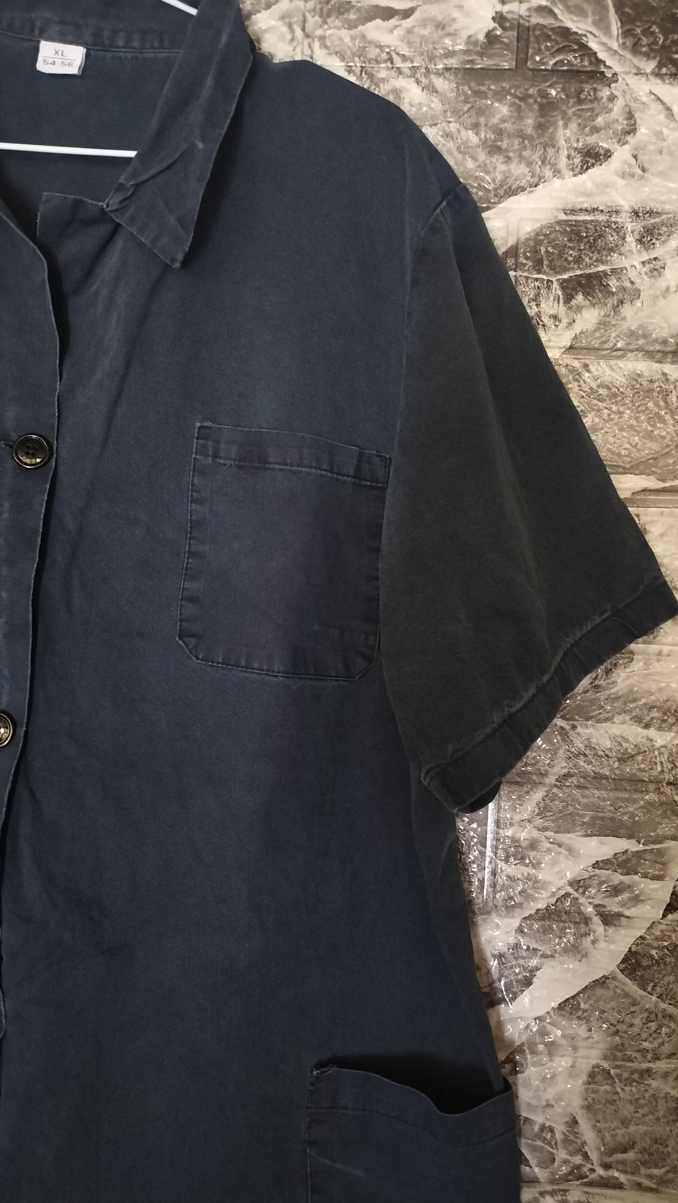 Vintage Vintage 80s Workwear Engineer Trench Shirt Fashion 3 pockets Size US XL / EU 56 / 4 - 4 Thumbnail