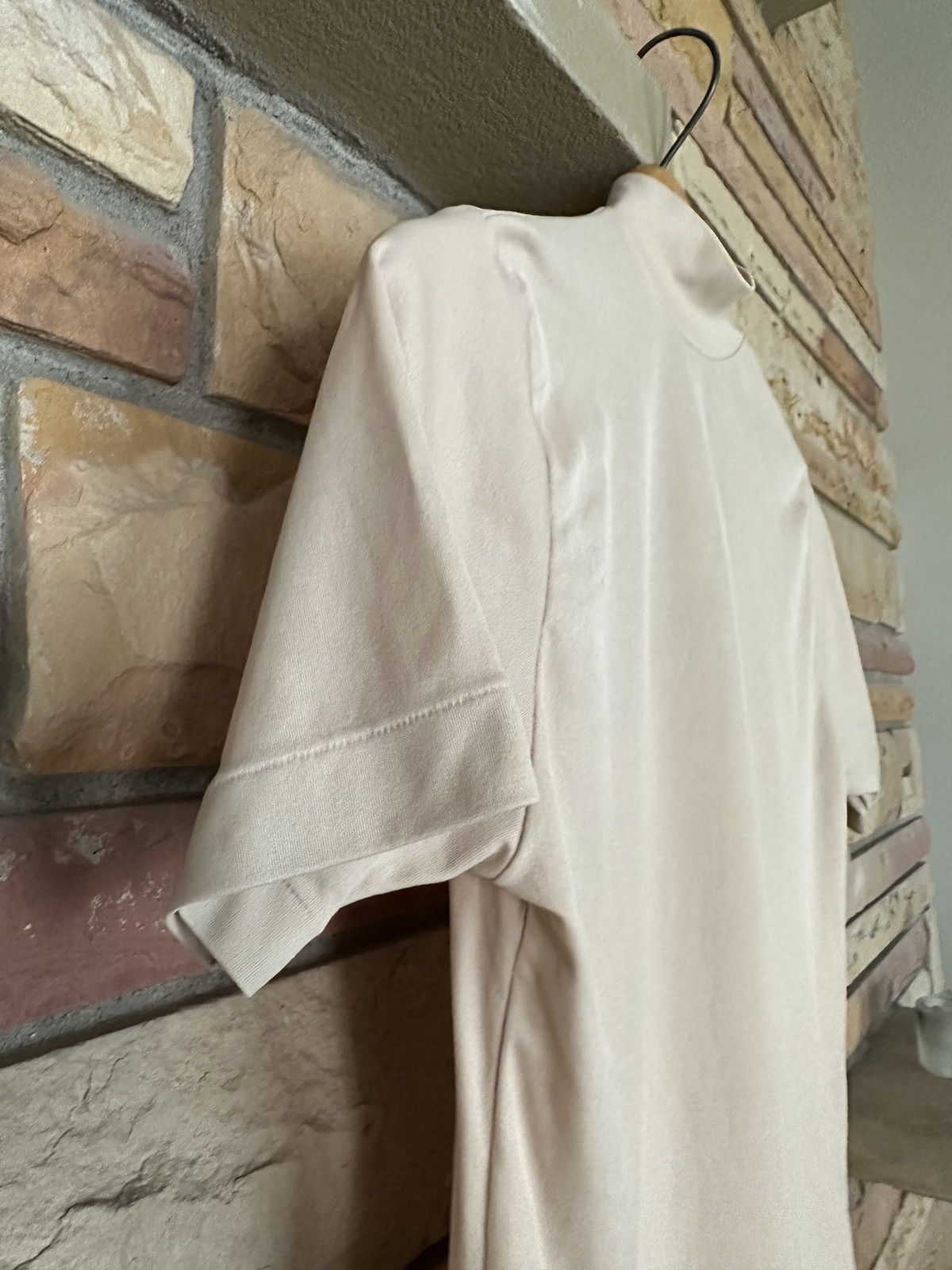 Vintage Vintage 60s Mock Neck Zip Polyester Top Size S / US 4 / IT 40 - 6 Thumbnail