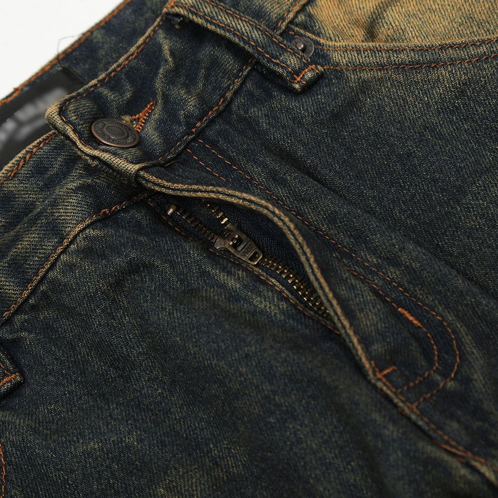 Vintage Men's split stitching loose wide-leg flared jeans Size US 32 / EU 48 - 4 Thumbnail