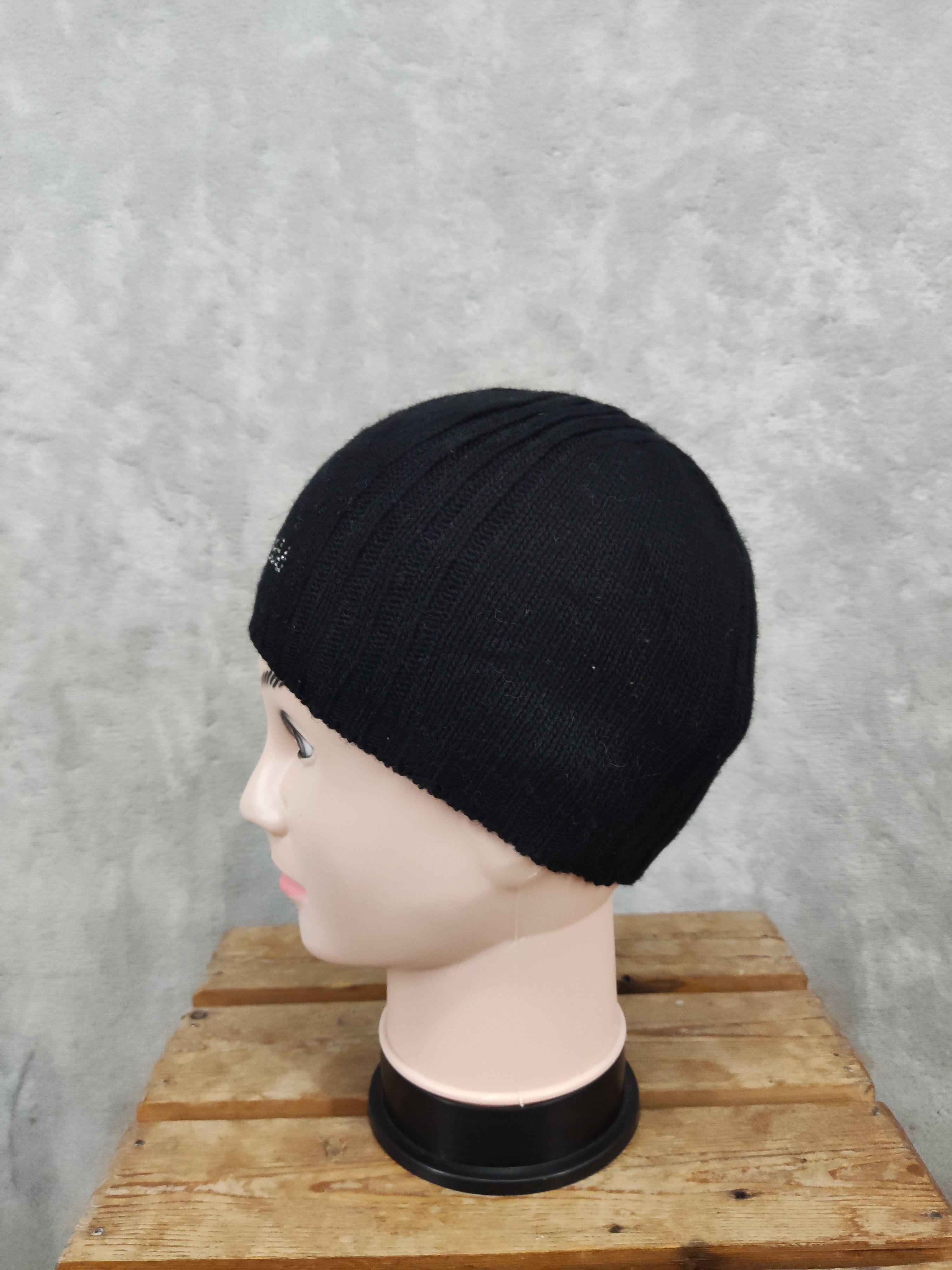 Guess Guess Glitter Black Beanie Hat Size ONE SIZE - 3 Thumbnail