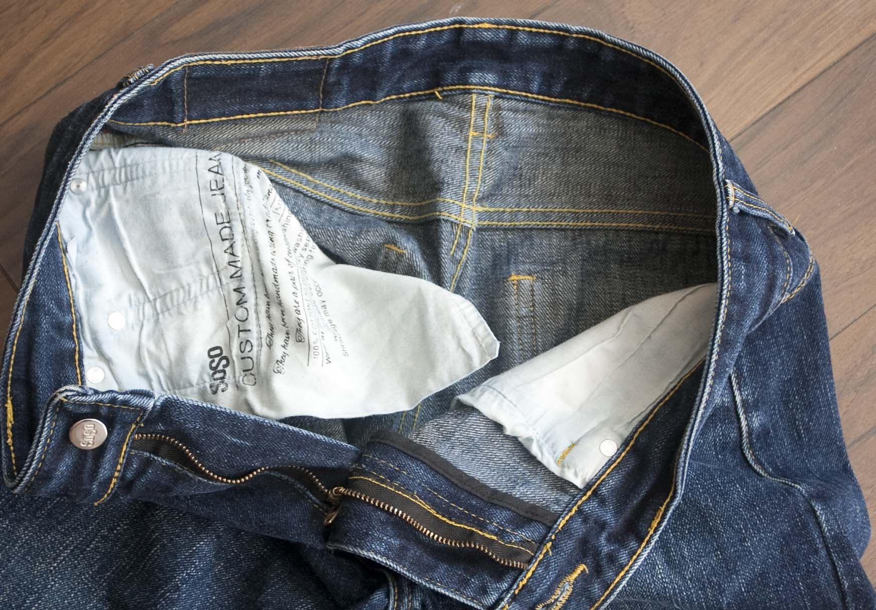 SoSo Soso Custom Made Jeans Selvedge Size 32x26 Size US 32 / EU 48 - 8 Thumbnail