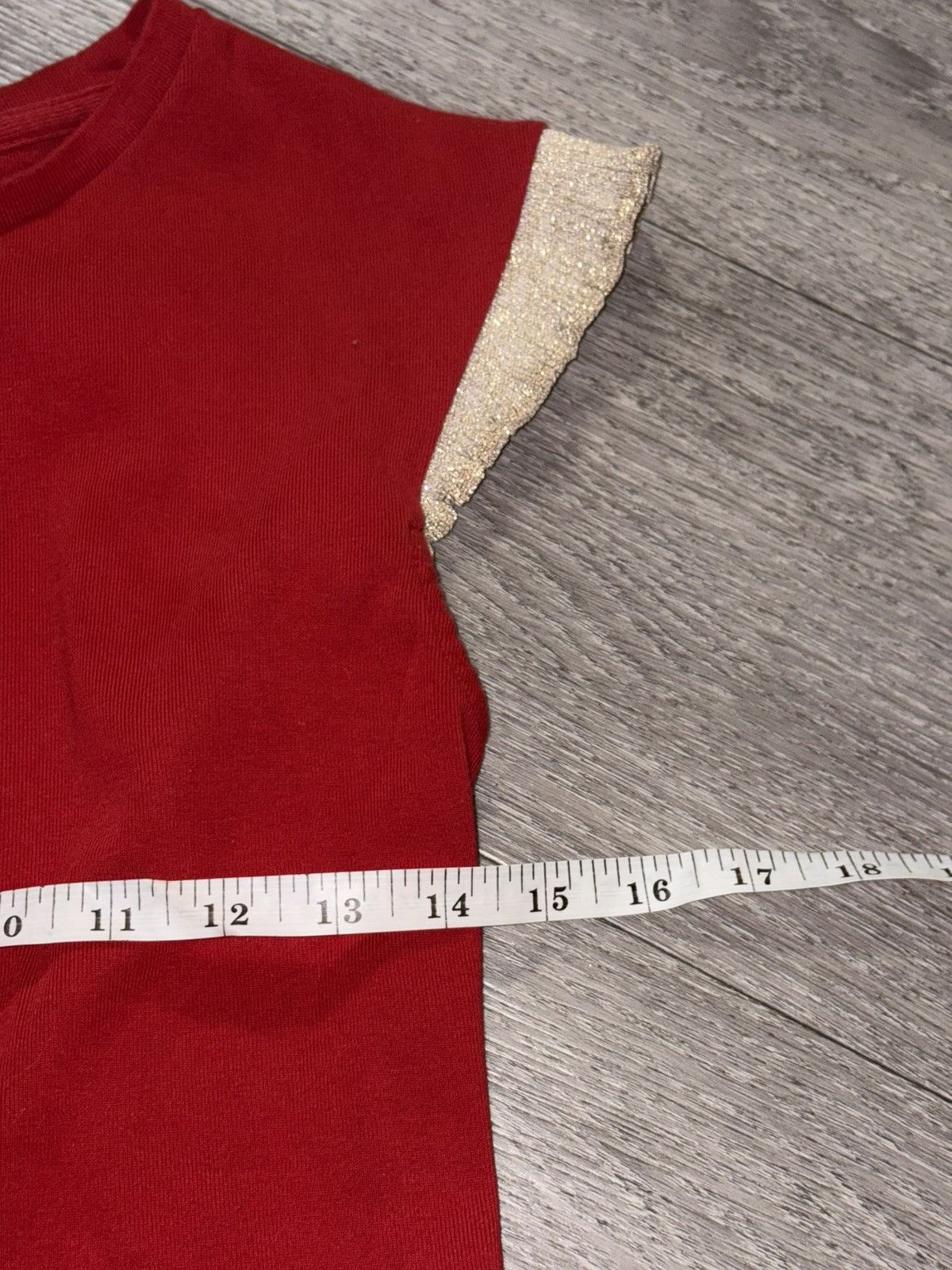 Nautica Nautica women’s solid Red cotton Sleeveless Size S / US 4 / IT 40 - 3 Thumbnail