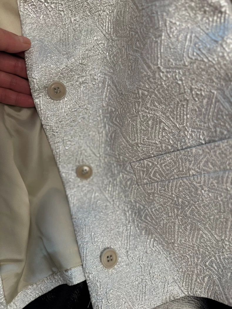 Dries Van Noten dries van noten white jacket Size S / US 4 / IT 40 - 2 Thumbnail