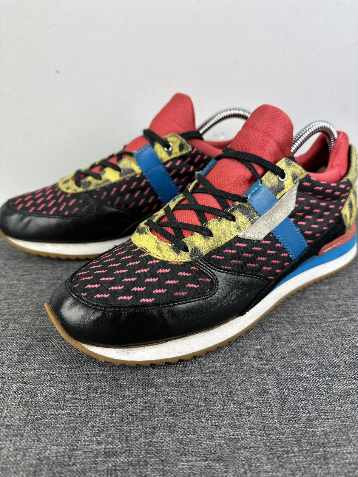 Dolce & Gabbana Dolce & Gabbana Animal & Zigzag Print Trainers Sneakers W’ Size US 7.5 / IT 37.5 - 5 Thumbnail