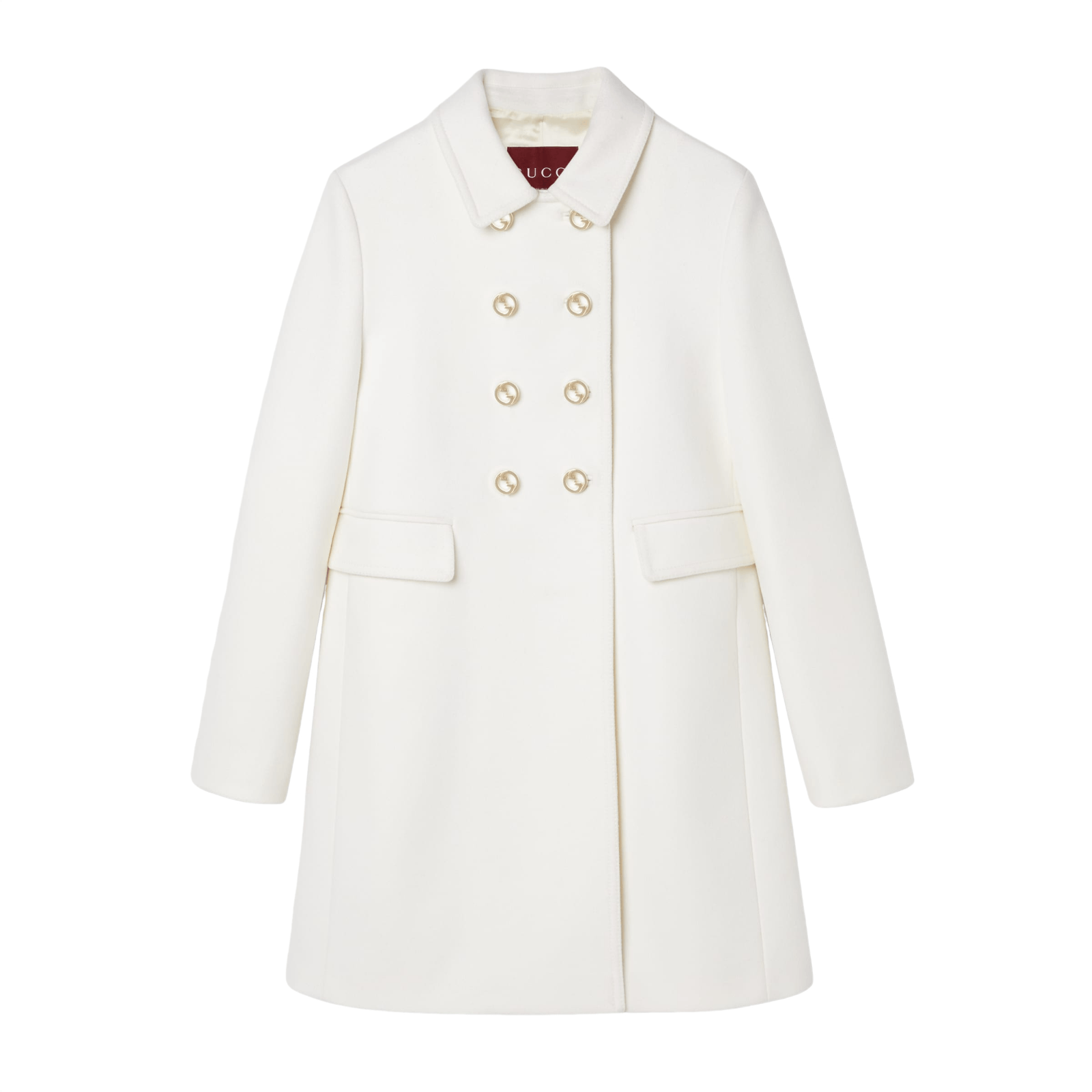 Gucci Gucci $3700 Wool White Coat New And Authentic IT 42 Size M / US 6-8 / IT 42-44 - 1 Thumbnail