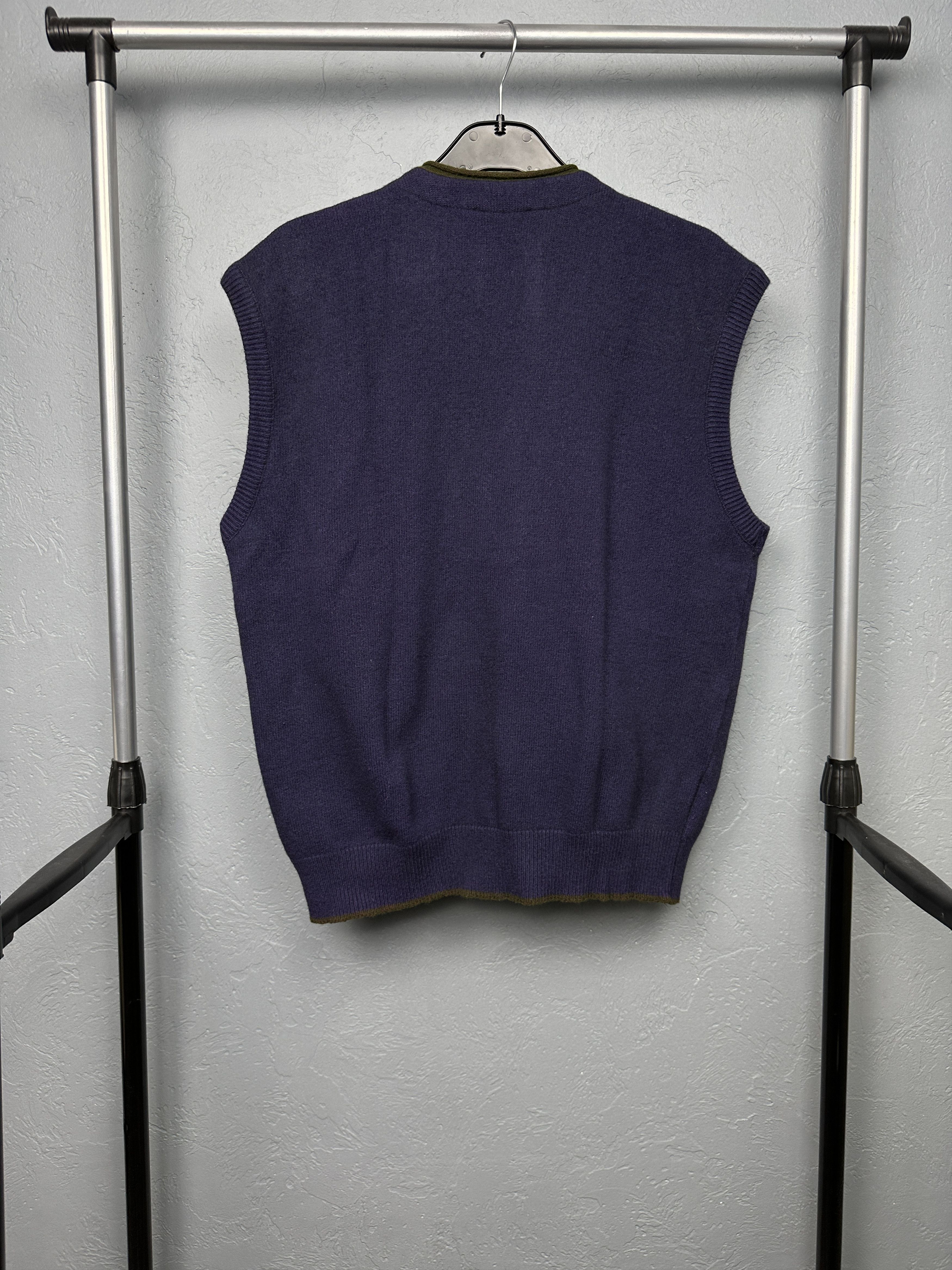 Carlo Colucci Carlo Colucci Vintage Mens Wool Knit West Sweater Size US L / EU 52-54 / 3 - 7 Thumbnail