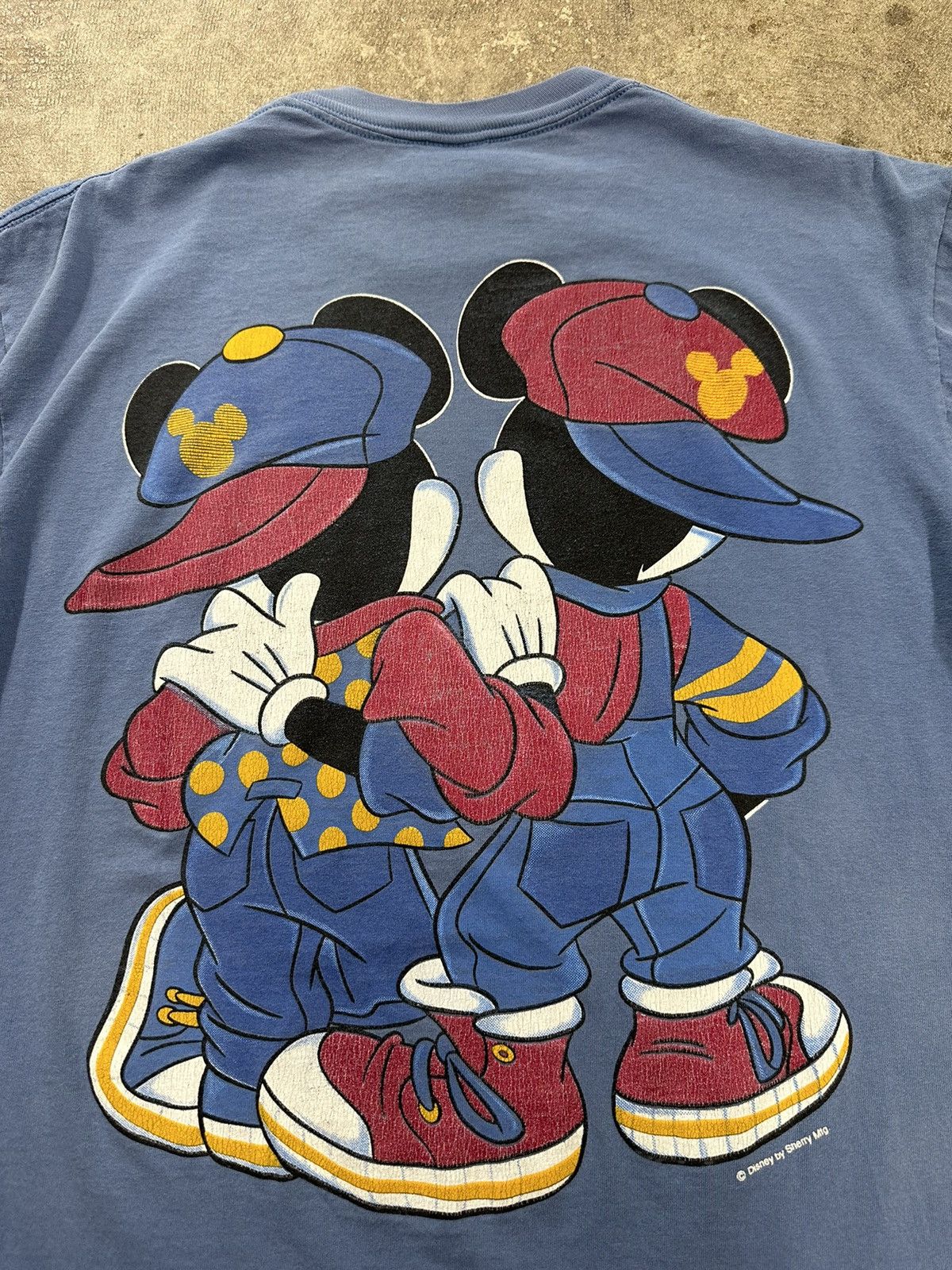Disney Vintage 90s Disney Mickey Minnie Double Sided Florida Shirt Size US M / EU 48-50 / 2 - 6 Thumbnail