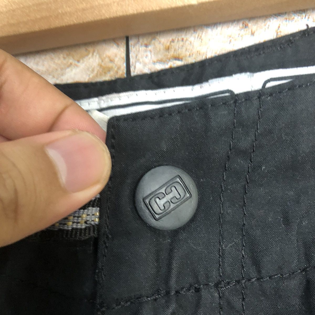 Japanese Brand Counter Culture Black Cargo Multipocket Pants #A340 Size US 30 / EU 46 - 12 Thumbnail