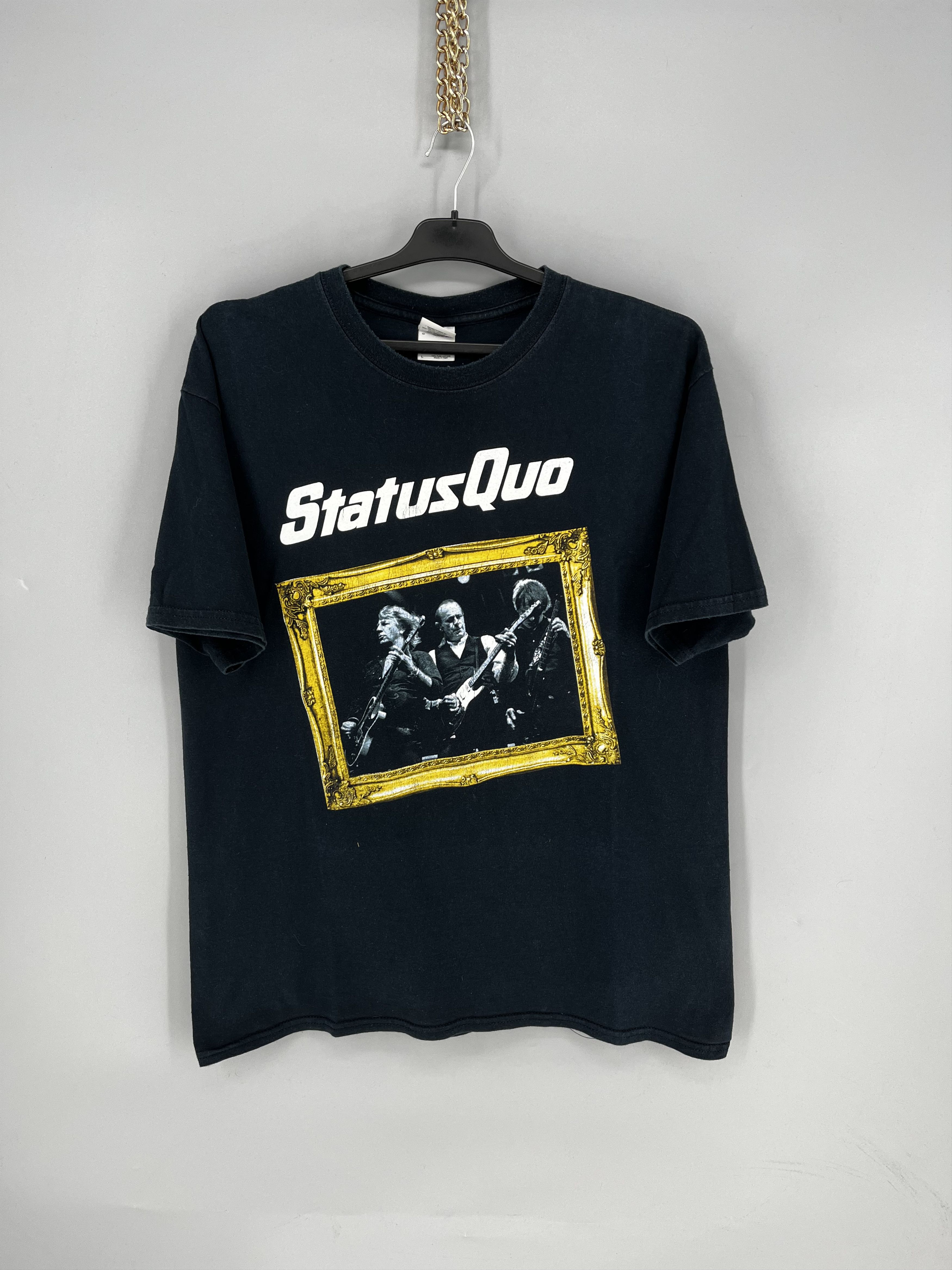 Band Tees Status Quo 2008 Vintage Tour Rock Band Tee Size L Size US L / EU 52-54 / 3 - 1 Thumbnail
