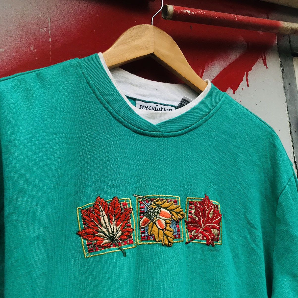 Vintage Vintage Double Crewneck Embroidered Sweatshirts Size US XL / EU 56 / 4 - 1 Thumbnail