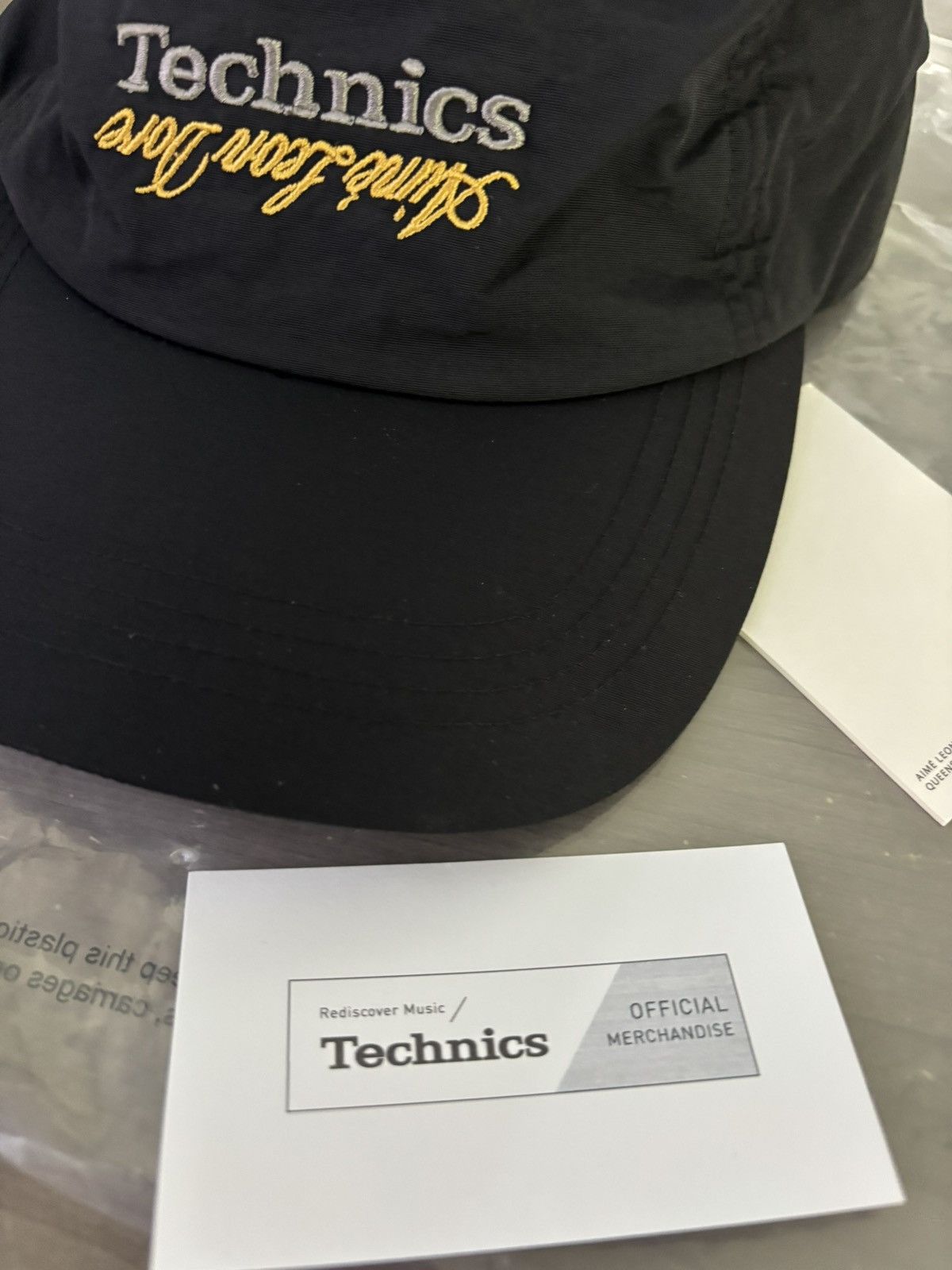 Aime Leon Dore IN HAND Aime Leon Dore Technics Nylon Hat Black BNWT Size ONE SIZE - 3 Thumbnail