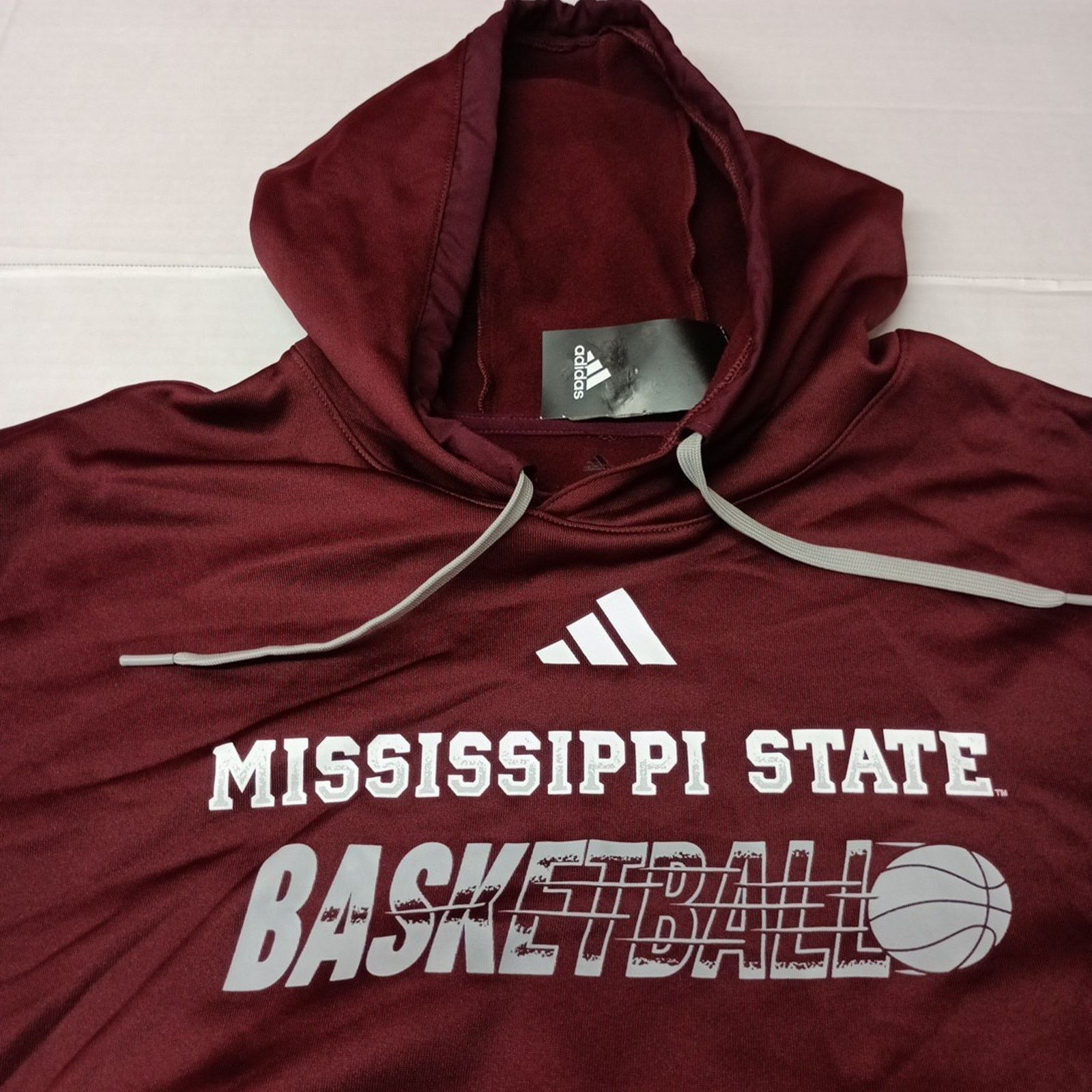 Adidas Mississippi State Bulldogs Adidas Hoodie Men’s 2XL Maroon Size US XXL / EU 58 / 5 - 4 Thumbnail