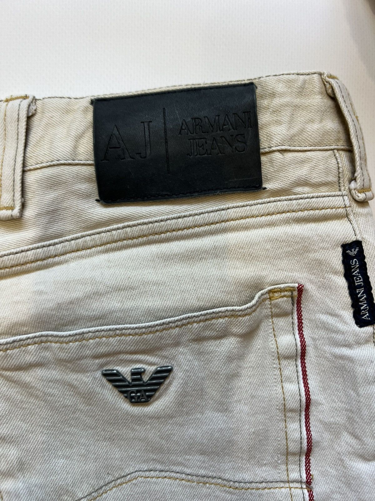 Armani Armani Jeans Denim Shorts Rare Size US 33 - 3 Thumbnail