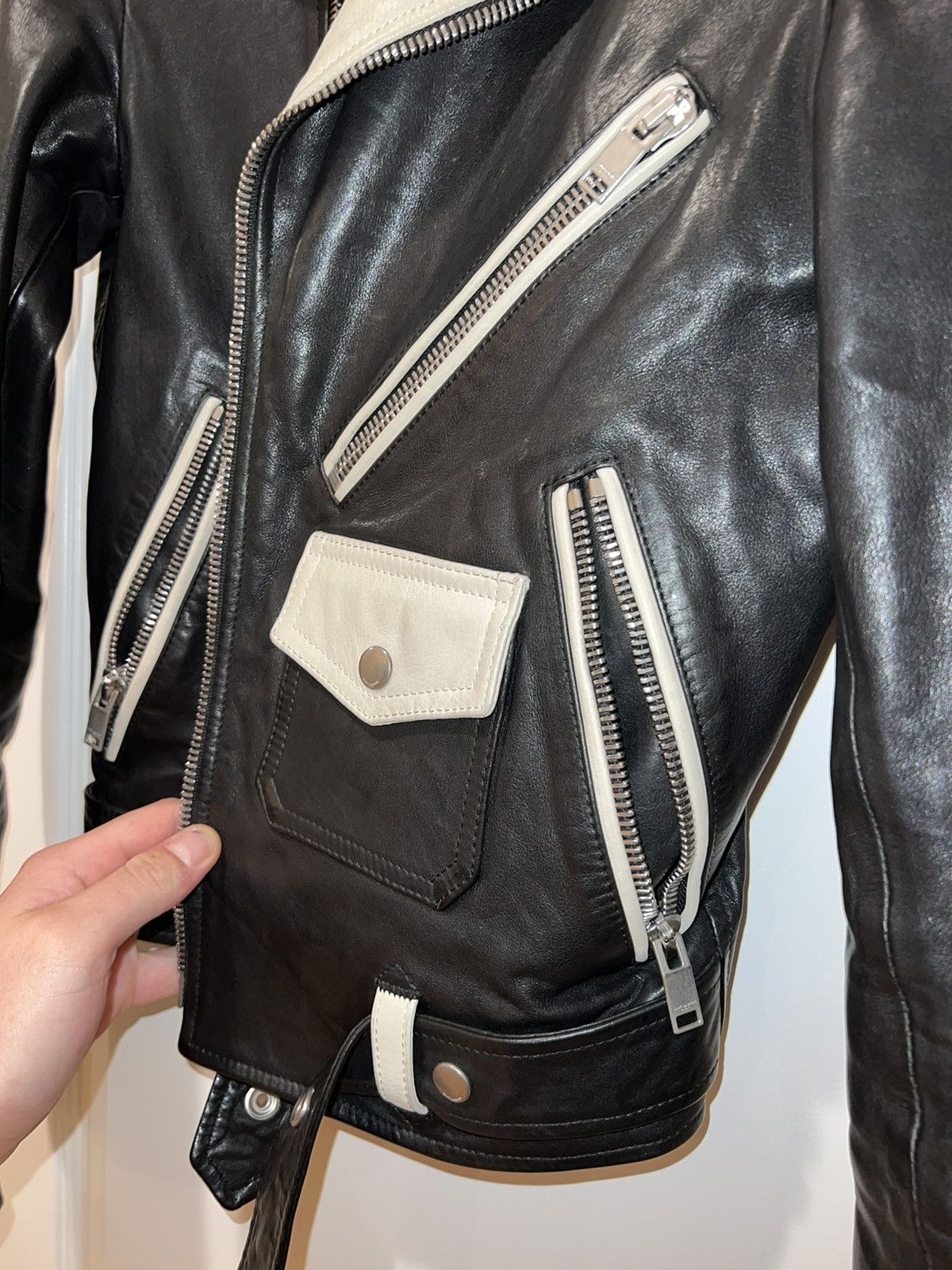 Saint Laurent Paris Saint Laurent Moto jacket Size US S / EU 44-46 / 1 - 7 Thumbnail