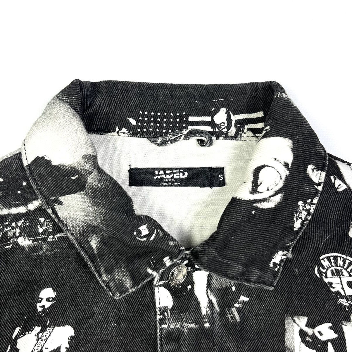 Band Tees × Jaded London Jaded London Jacket Denim Rock Band Size US S / EU 44-46 / 1 - 5 Thumbnail
