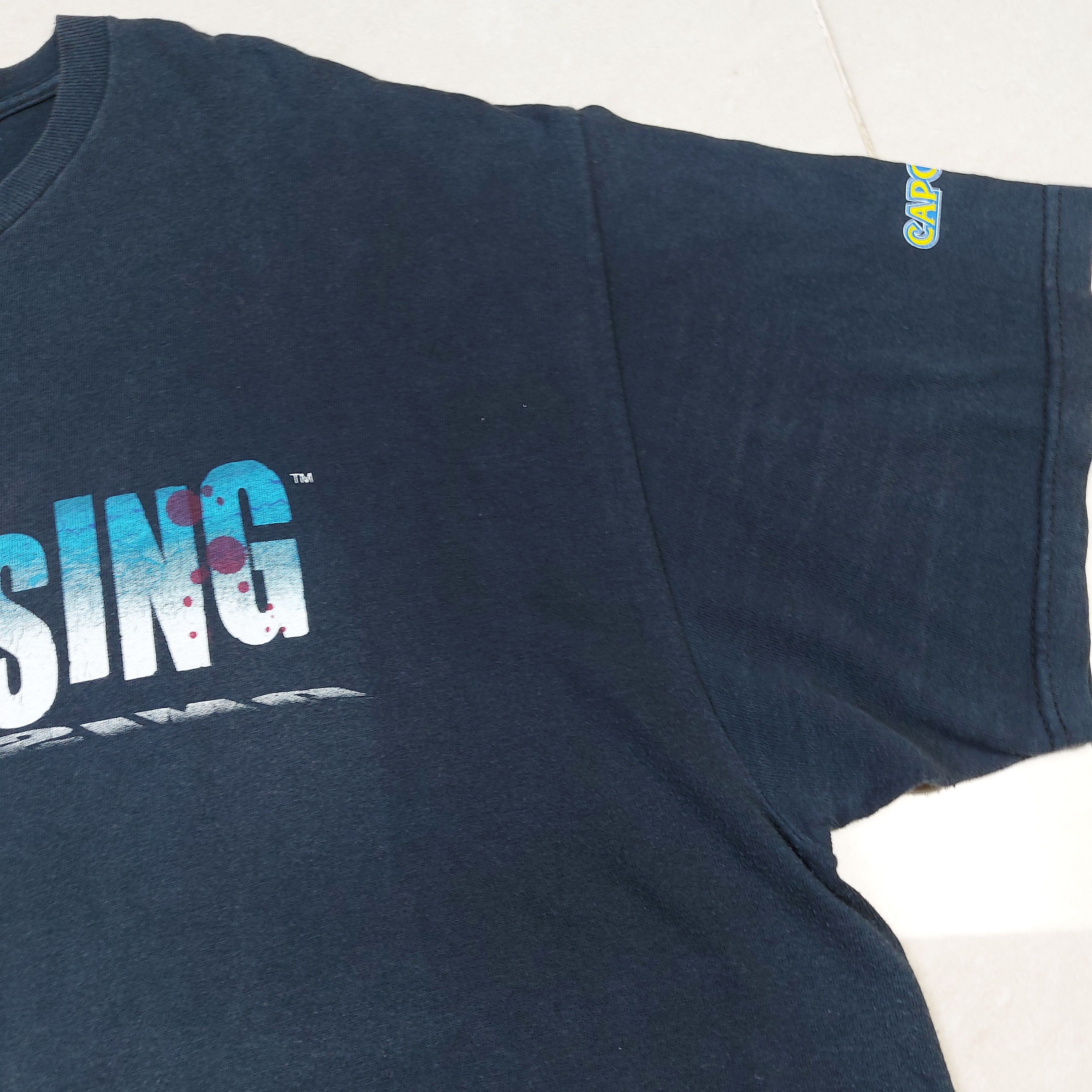 Playstation Vintage 2006 Dead Rising Capcom Game Crazy Classic LOGO TEE Size US XL / EU 56 / 4 - 8 Thumbnail