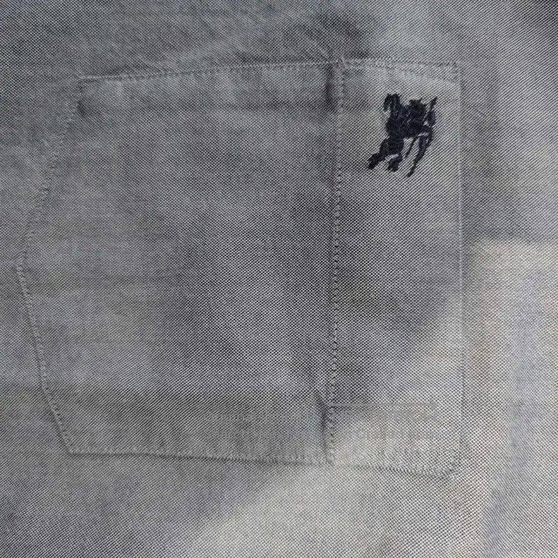 Burberry Burberry Men's Dark Gray Cotton Shirt. Size US S / EU 44-46 / 1 - 3 Thumbnail