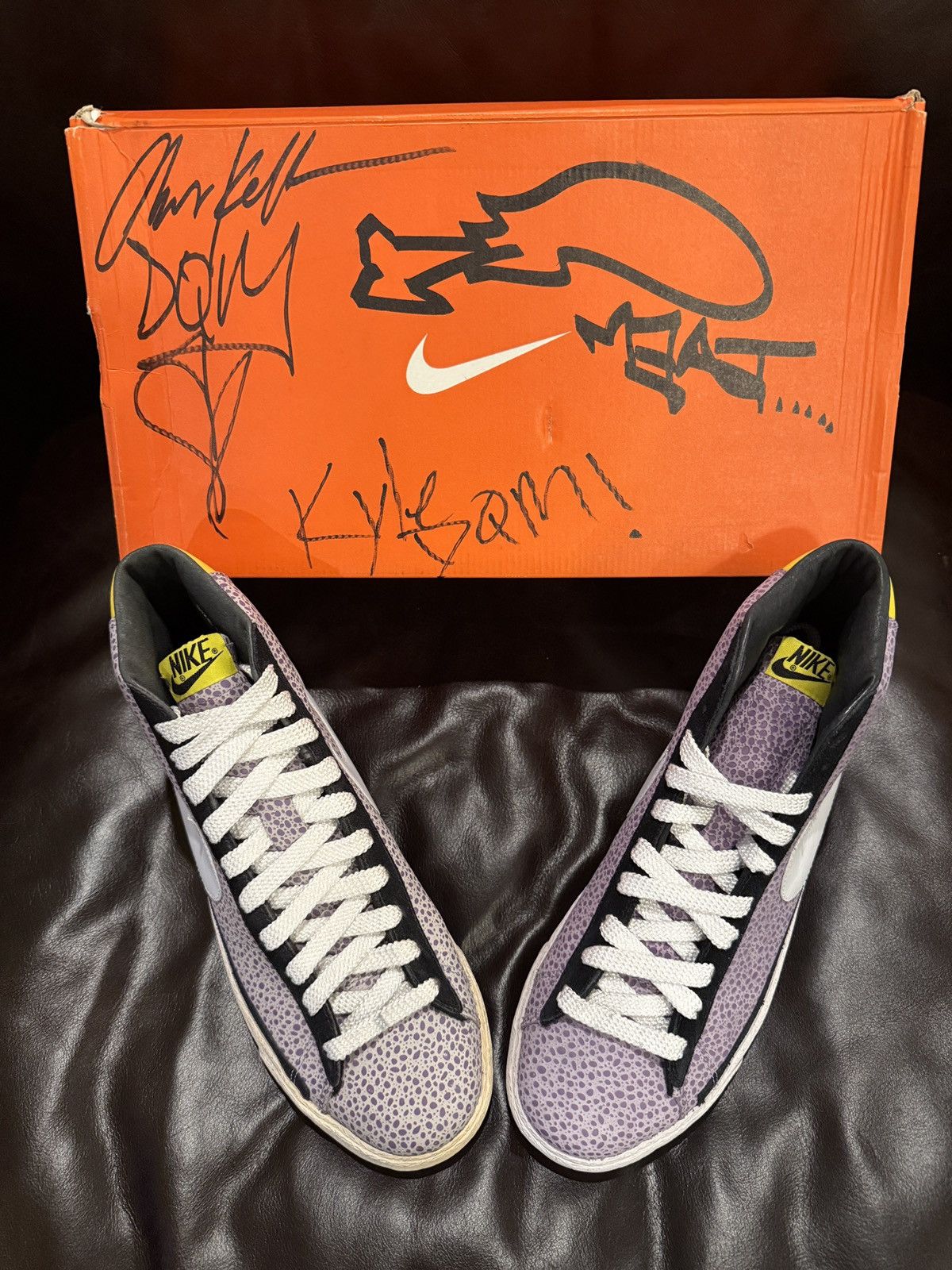 Nike SIGNED Nike Blazer Mid PRM DQM Safari 317435-511 New DS 11M Size US 11 / EU 44 - 1 Thumbnail