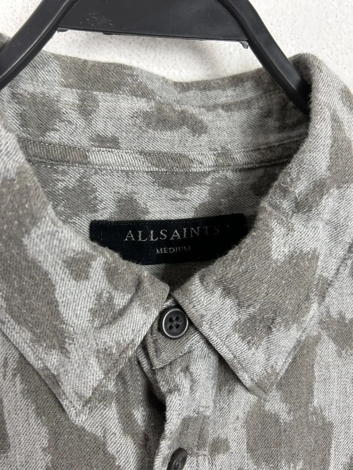 Allsaints Allsaints Montaud Allover Camo Design Long Sleeve Shirt Size US M / EU 48-50 / 2 - 3 Thumbnail
