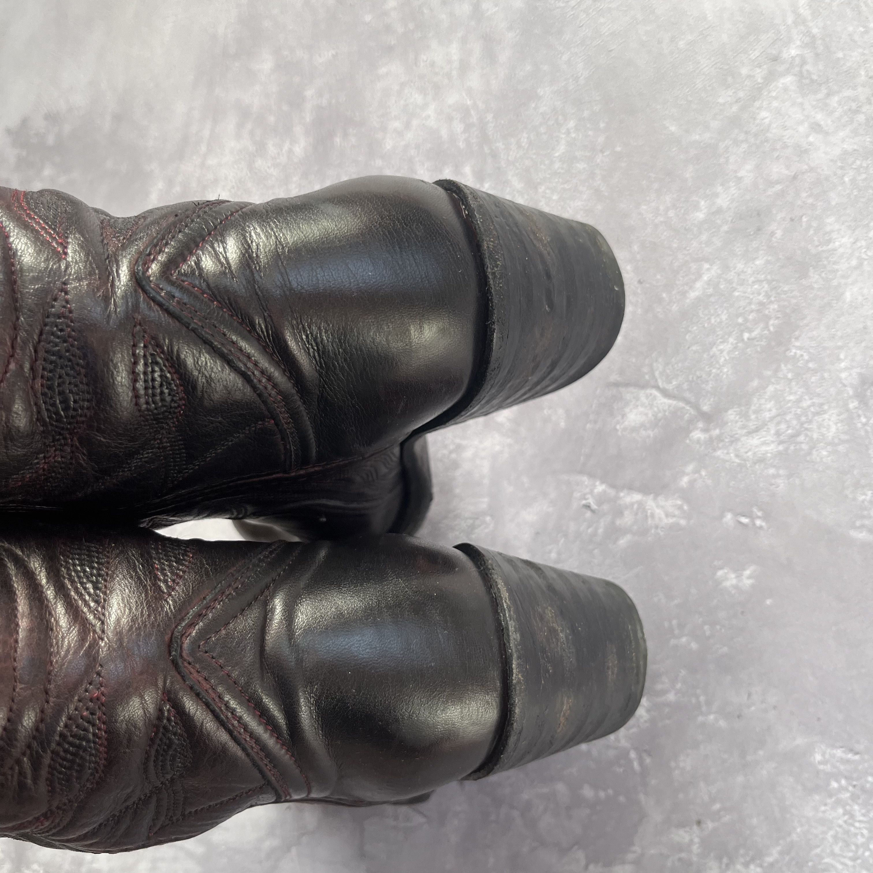 Sendra Sendra 2138 Black Leather Cowboy Boots Size US 7 Uk 5 EU 38 Size US 8 / IT 38 - 10 Thumbnail