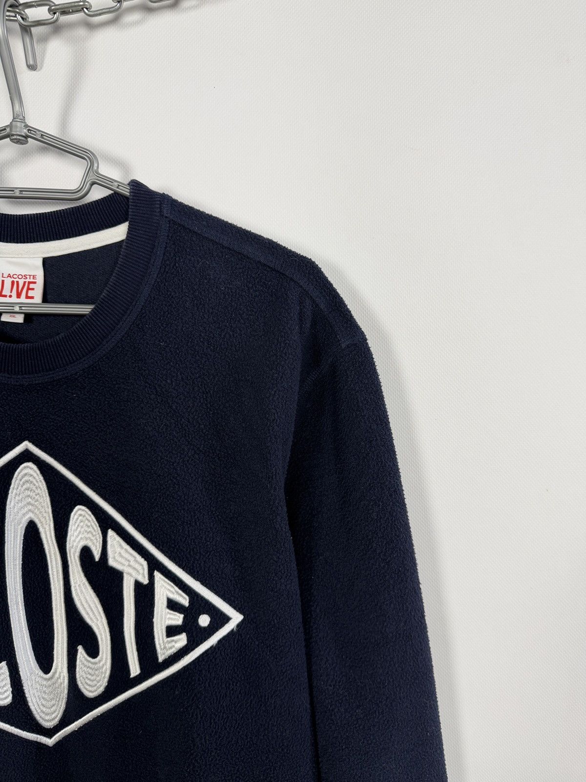 Lacoste Lacoste Live! Fleece Pullover Big Embroidered Logo Size XXL Size US XXL / EU 58 / 5 - 2 Thumbnail