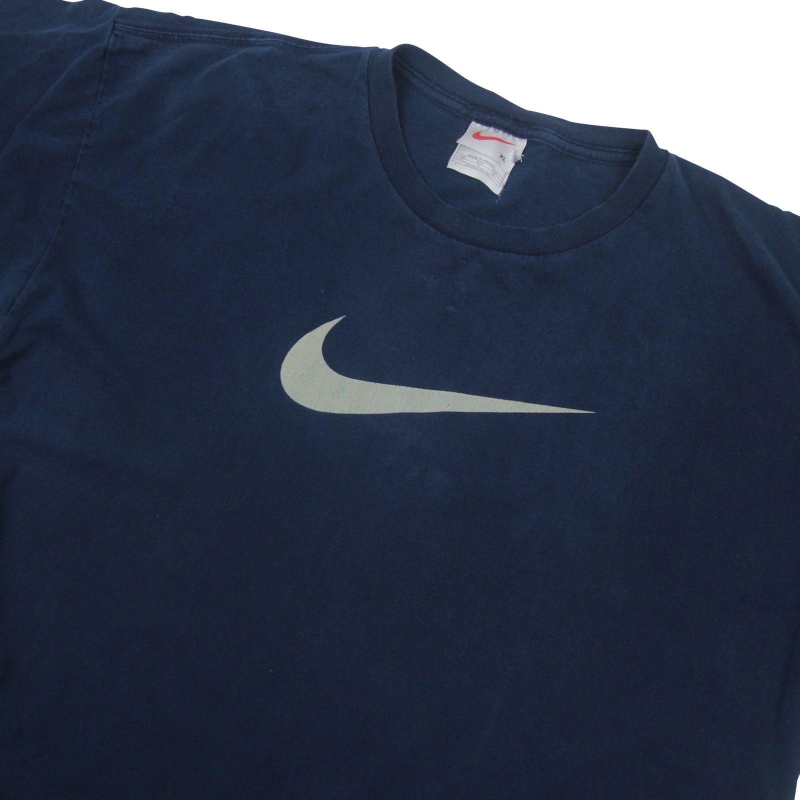 Nike × Vintage Vintage Nike Swoosh Graphic T Shirt Size US XL / EU 56 / 4 - 2 Thumbnail