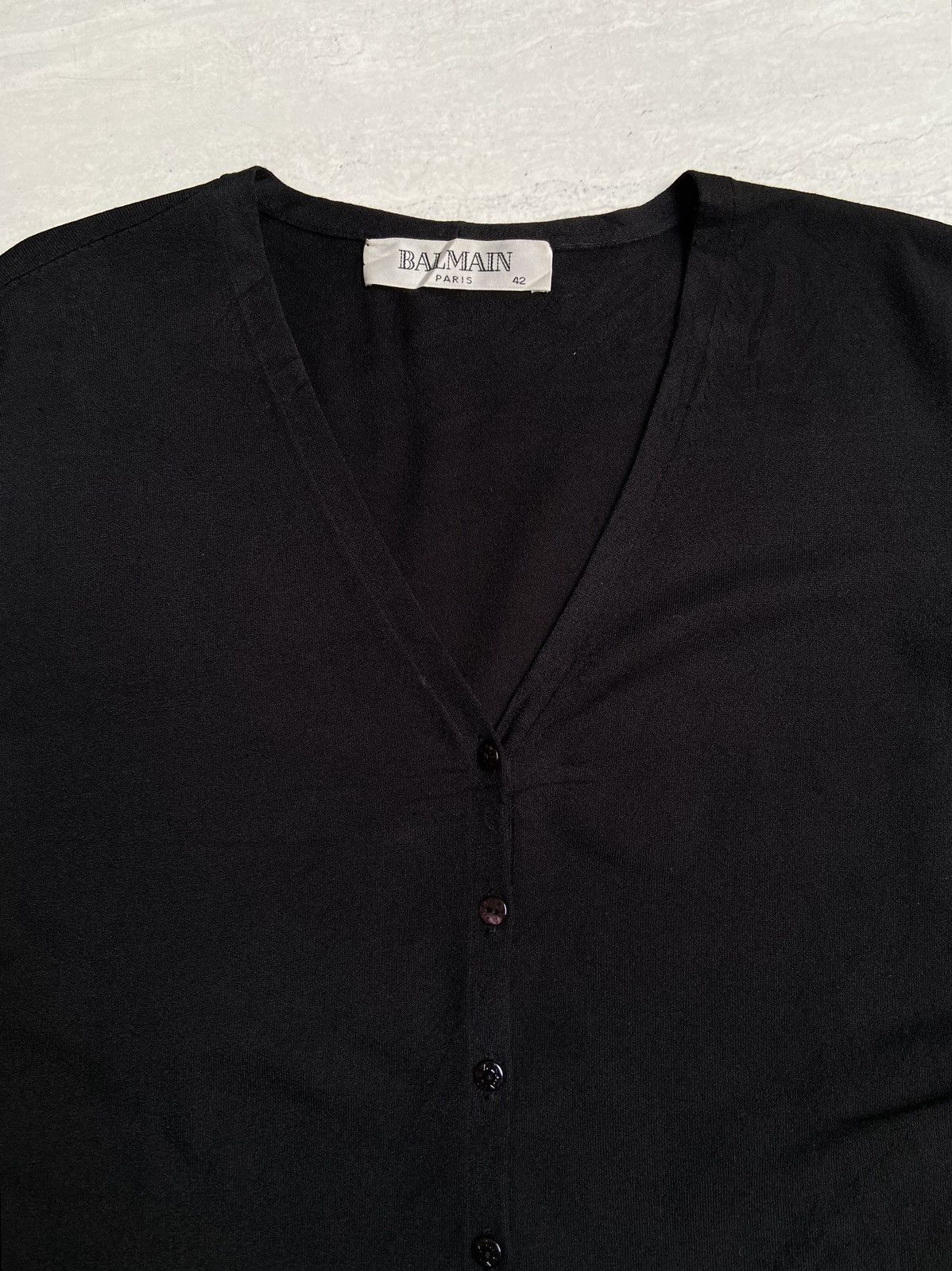 Balmain BALMAIN Black Cardigan Size US S / EU 44-46 / 1 - 4 Thumbnail