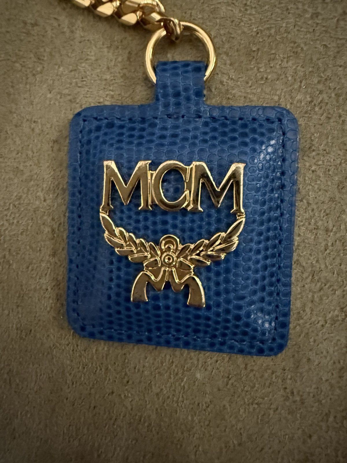 MCM MCM Visetos Leather Keychain, Genuine, w/ COA & Original Box Size ONE SIZE - 6 Thumbnail