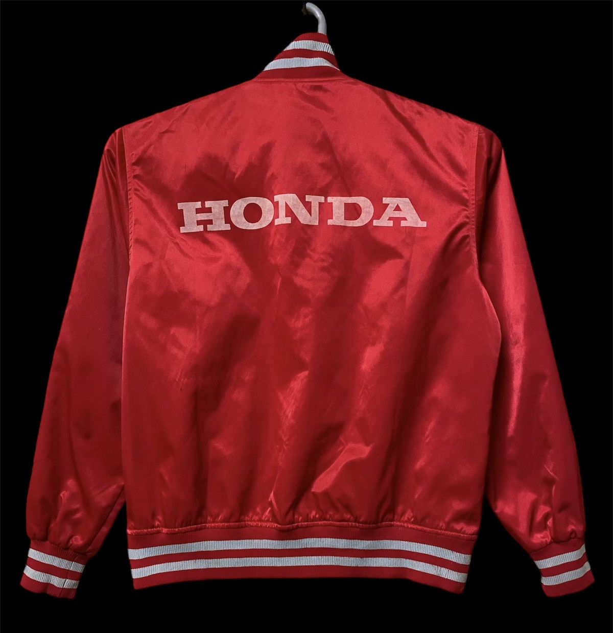 Honda × Vintage Vtg Honda racing team HRC varsity sateen jacket Size US M / EU 48-50 / 2 - 2 Thumbnail