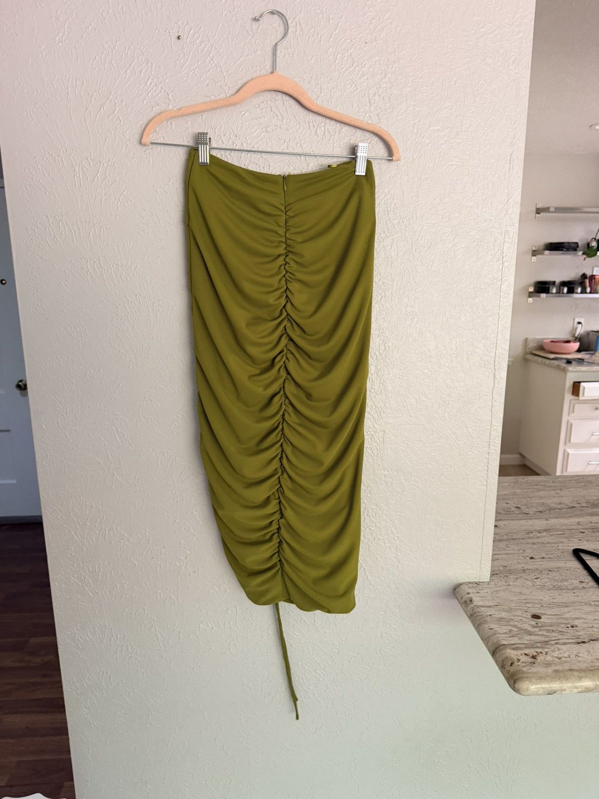 NICHOLAS Nicholas Pauline cutout bodycon ruched midi skirt 2 NWT Size 26" / US 2 / IT 38 - 13 Thumbnail