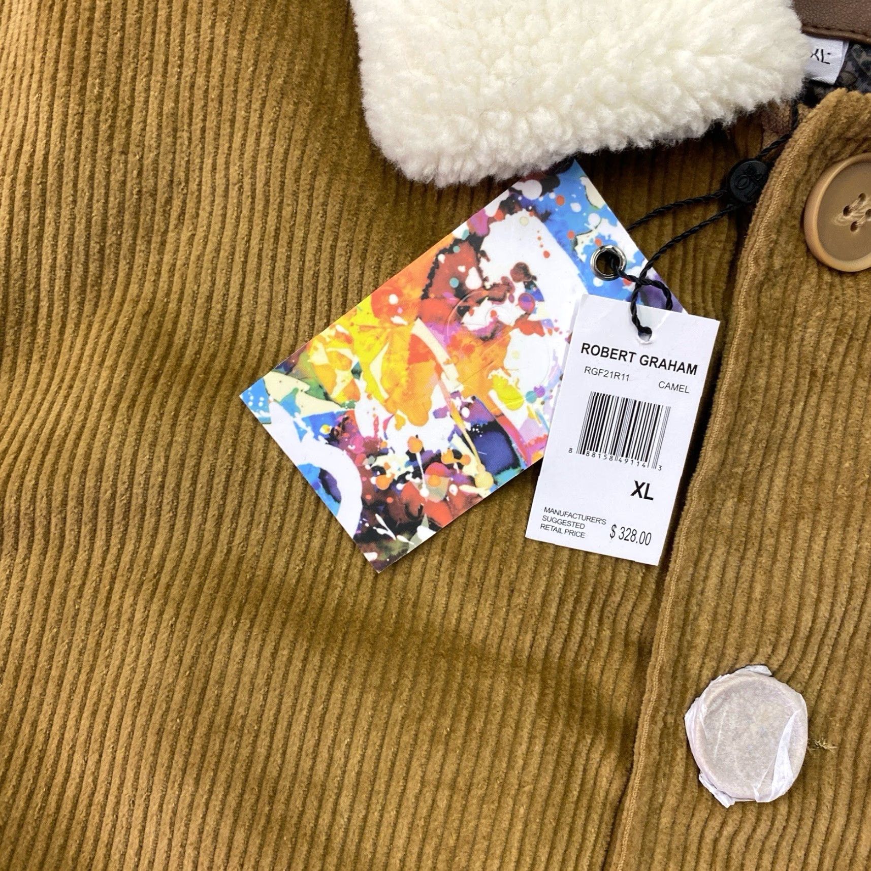 Robert Graham Robert Graham Men’s XL Corduroy Sherpa Jacket Heritage Workwear Luxe NEW NWT Size US XL / EU 56 / 4 - 2 Thumbnail