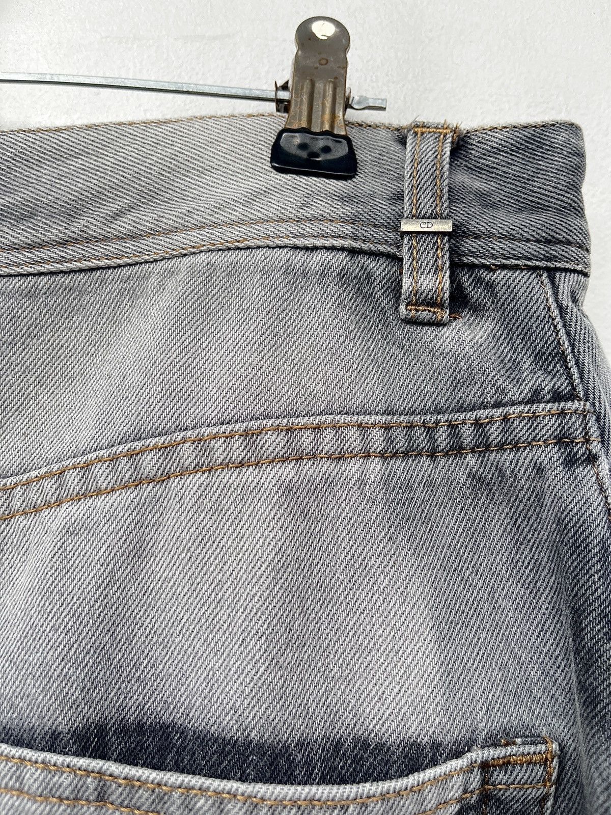 Dior Eiffel Tower Flared Denim Skirt Size 27" / US 4 / IT 40 - 5 Thumbnail