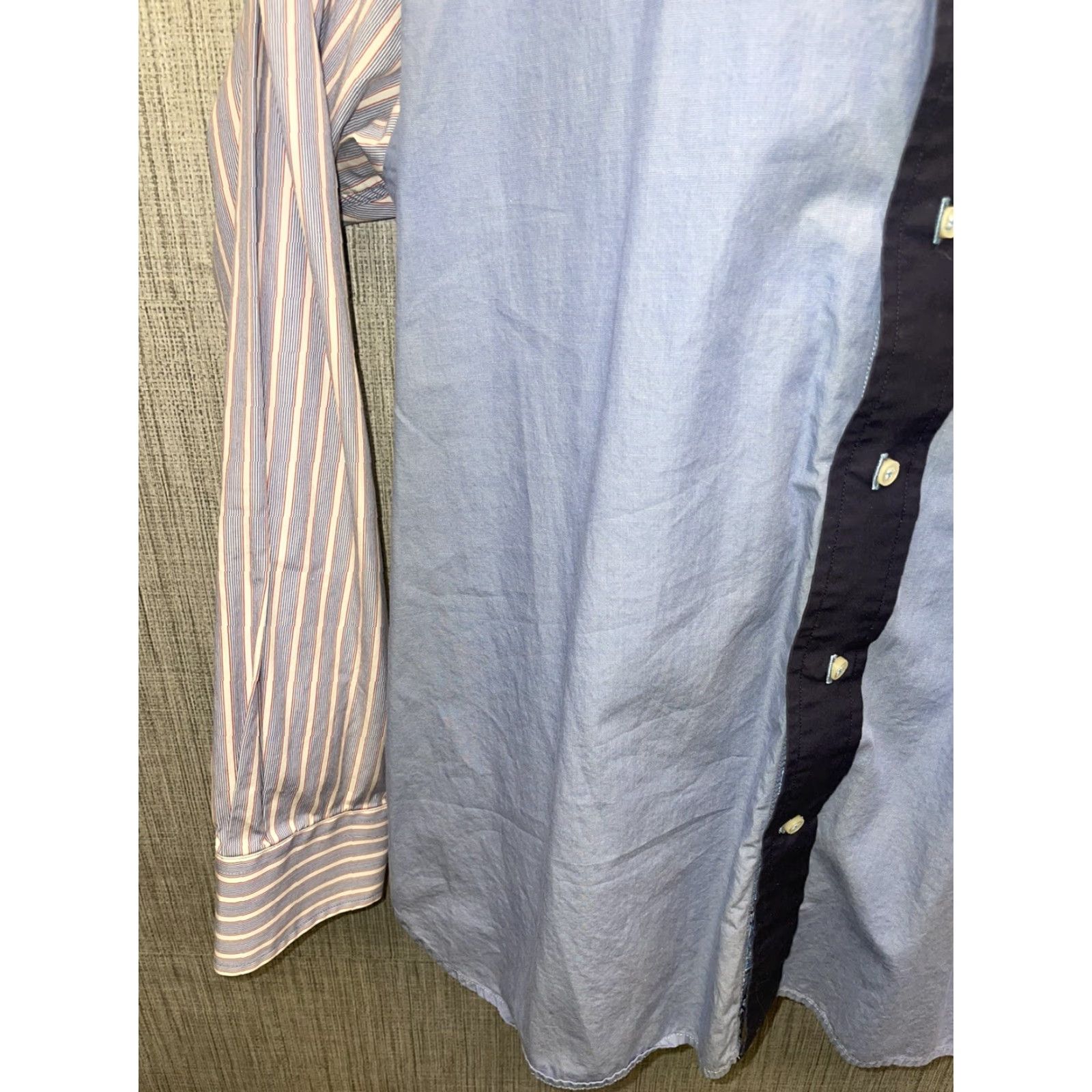 Tommy Hilfiger Tommy Hilfiger Button-Down Shirt Mens L Blue Multicolor Long Sleeve Button-Up Shirt Size US L / EU 52-54 / 3 - 7 Thumbnail