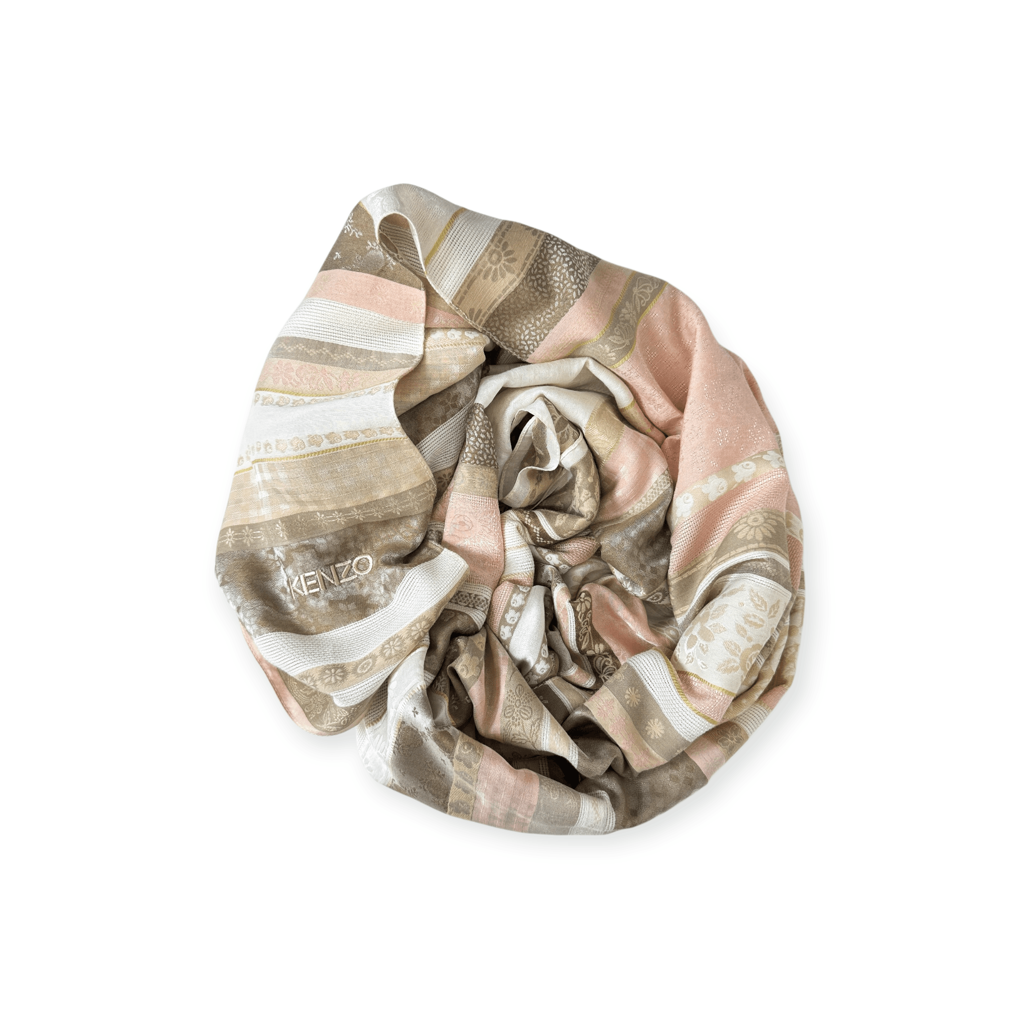 Kenzo Kenzo Silk Print Scarf 68x176 Size ONE SIZE - 2 Thumbnail