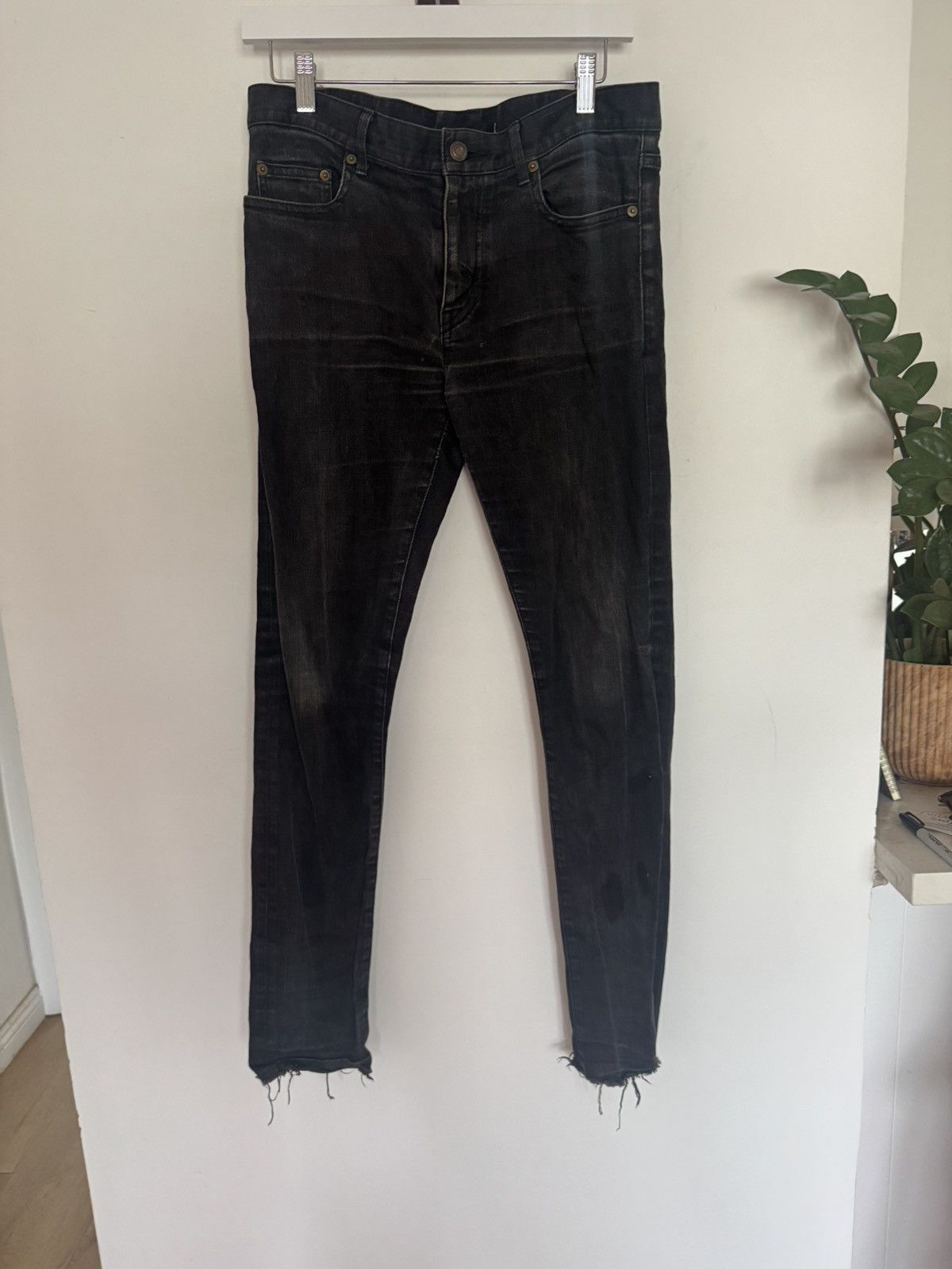 Saint Laurent Paris Hedi raw hem d02 Size US 31 - 1 Thumbnail