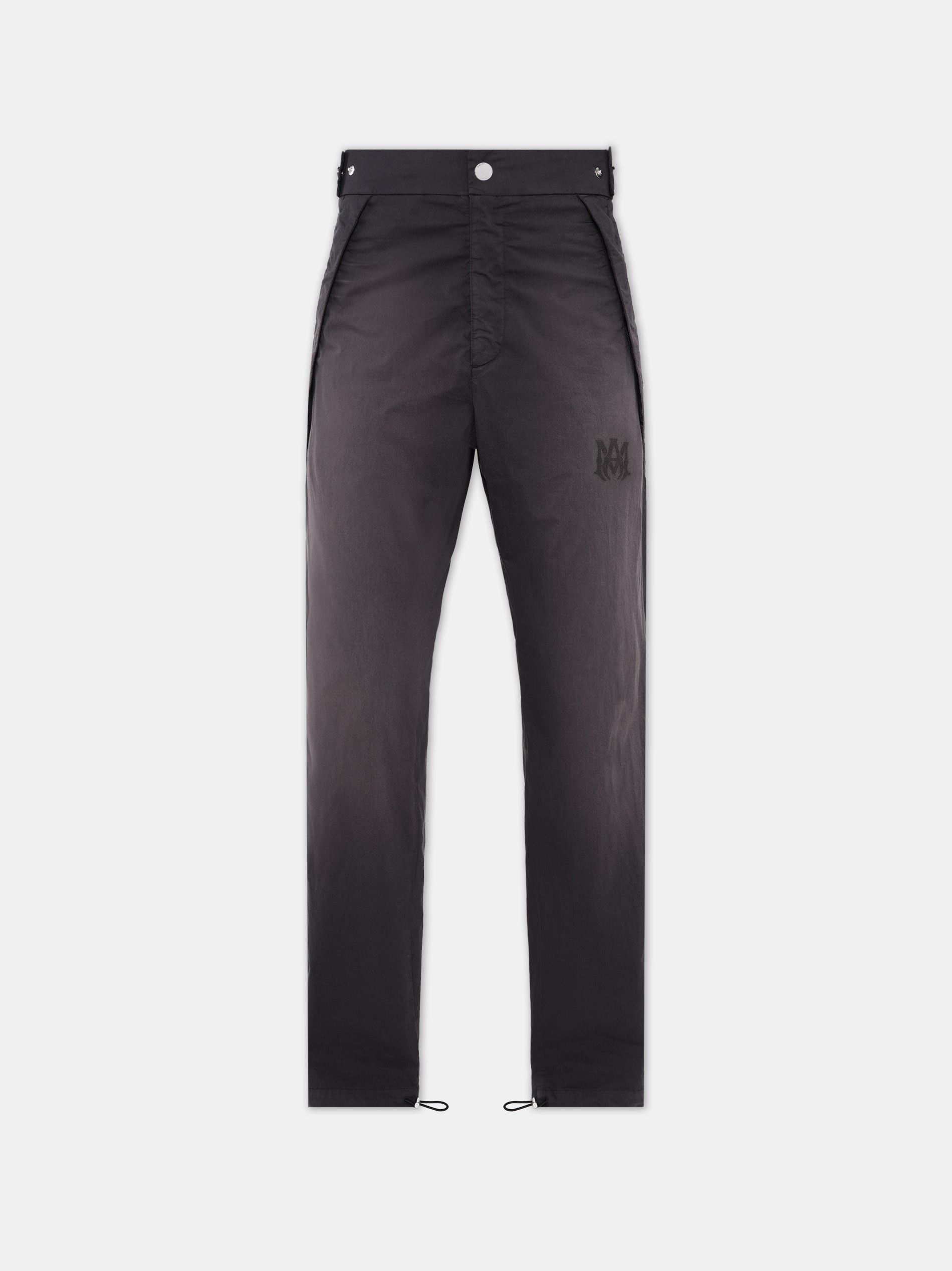o1orln1025 Sunfaded MA Track Pant in Black/Purple