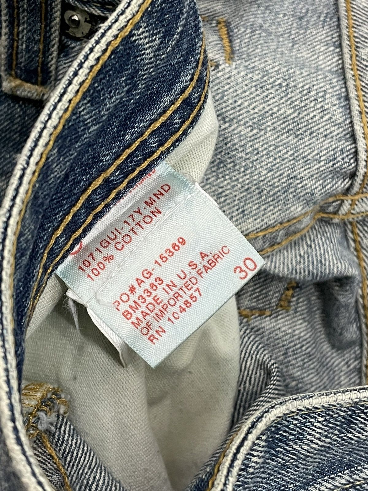 AG Adriano Goldschmied VINTAGE AG ADRIANO GOLDSHMIED MUDWASH RIPPING OG STYLE DENIM Size US 32 / EU 48 - 17 Thumbnail