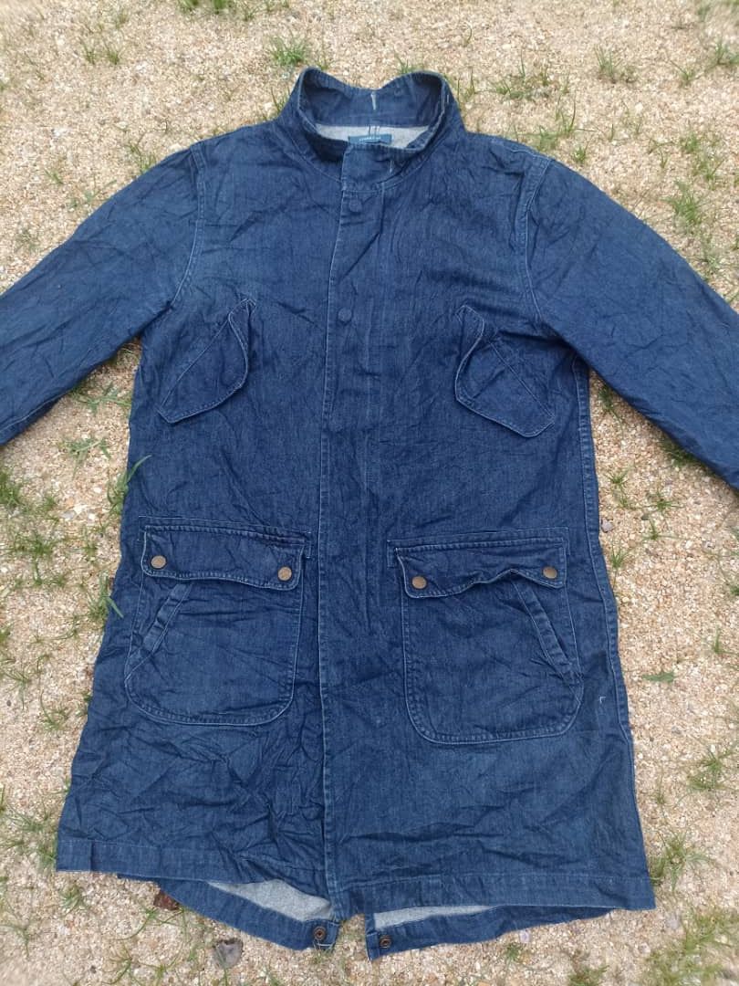 Japanese Brand × Vintage J. JERRY Men Long Denim Jacket Size US M / EU 48-50 / 2 - 5 Thumbnail